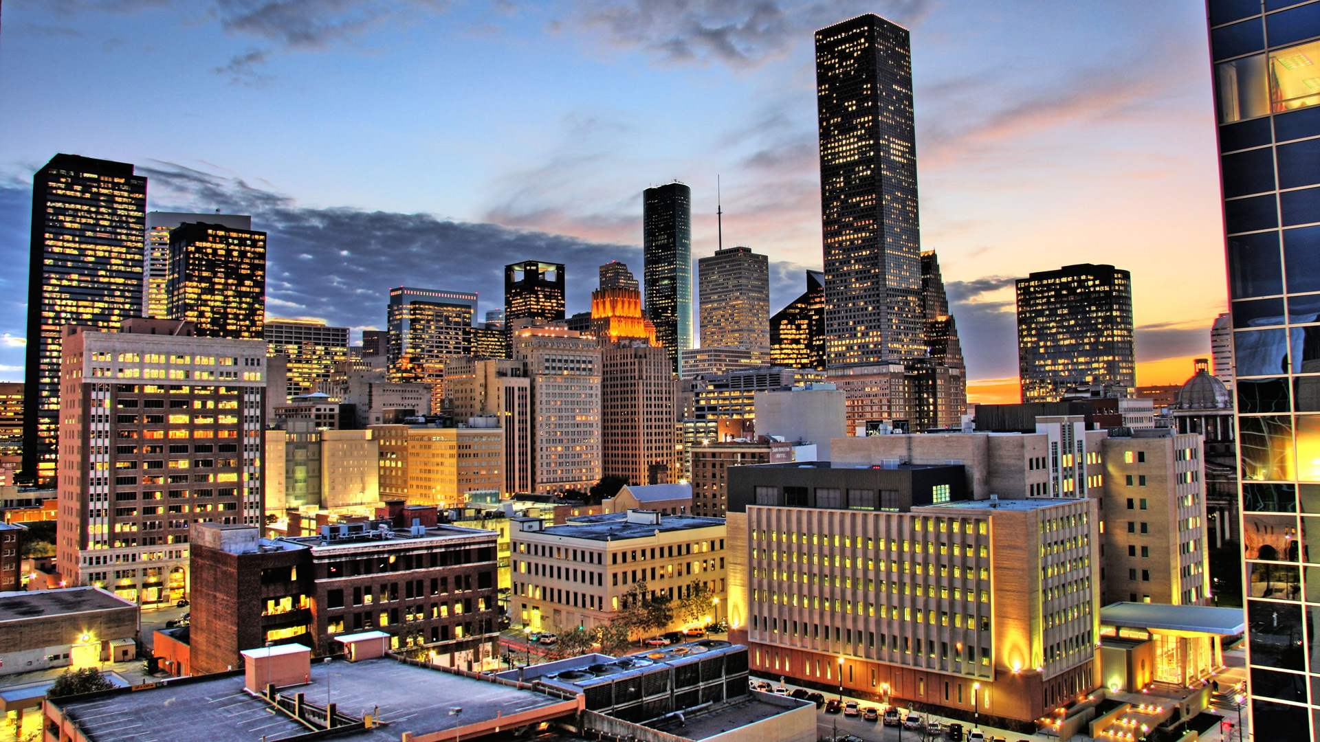 Houston Texas Travels, Wallpaper Houston, Houston cityscape, Urban scenery, 1920x1080 Full HD Desktop