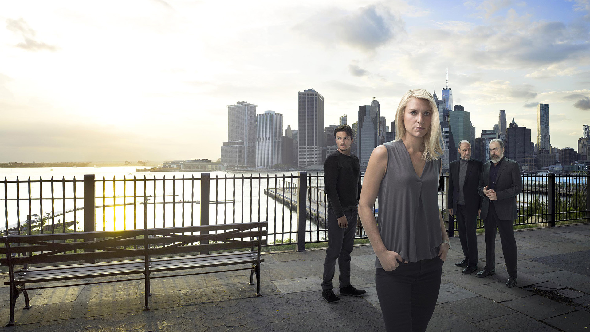 Homeland TV series, Tension-filled suspense, Psychological warfare, Thrilling action, 1920x1080 Full HD Desktop