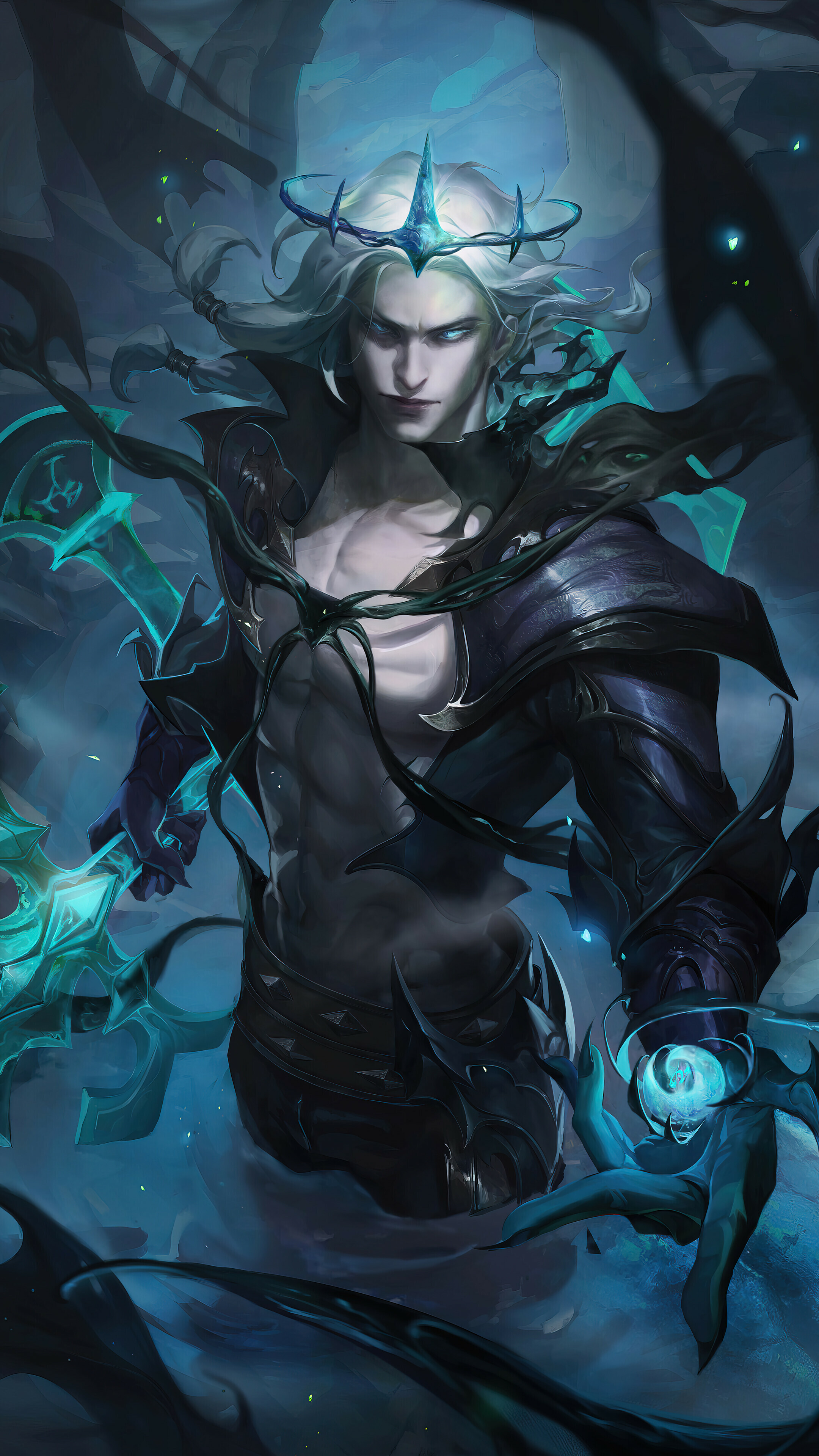 Viego League of Legends art, PC desktop, 4K wallpaper, Thrilling, 2160x3840 4K Phone