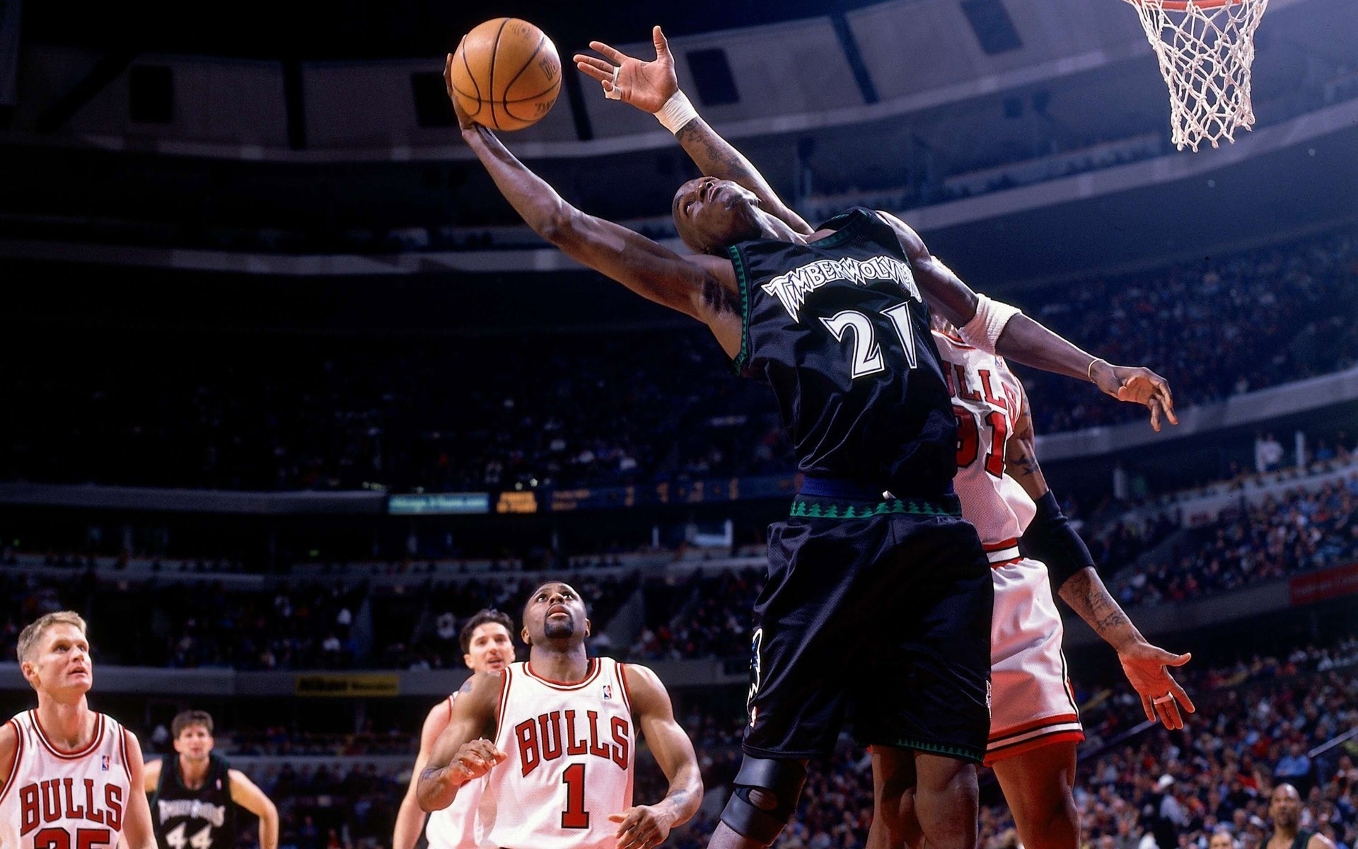 Timberwolves vs Bulls, Kevin Garnett Wallpaper, 1920x1200 HD Desktop