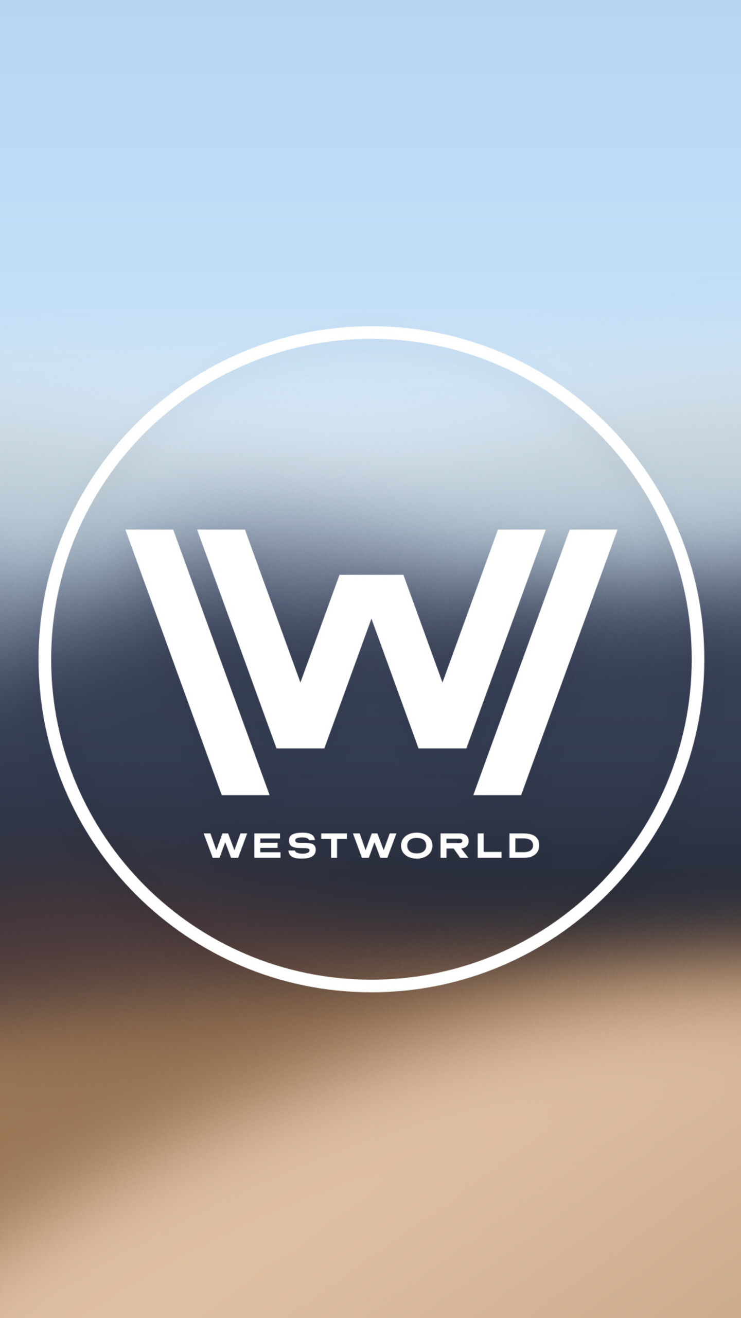 Westworld TV show, Captivating logo, 4K Samsung Galaxy wallpapers, Cutting-edge design, 1440x2560 HD Phone