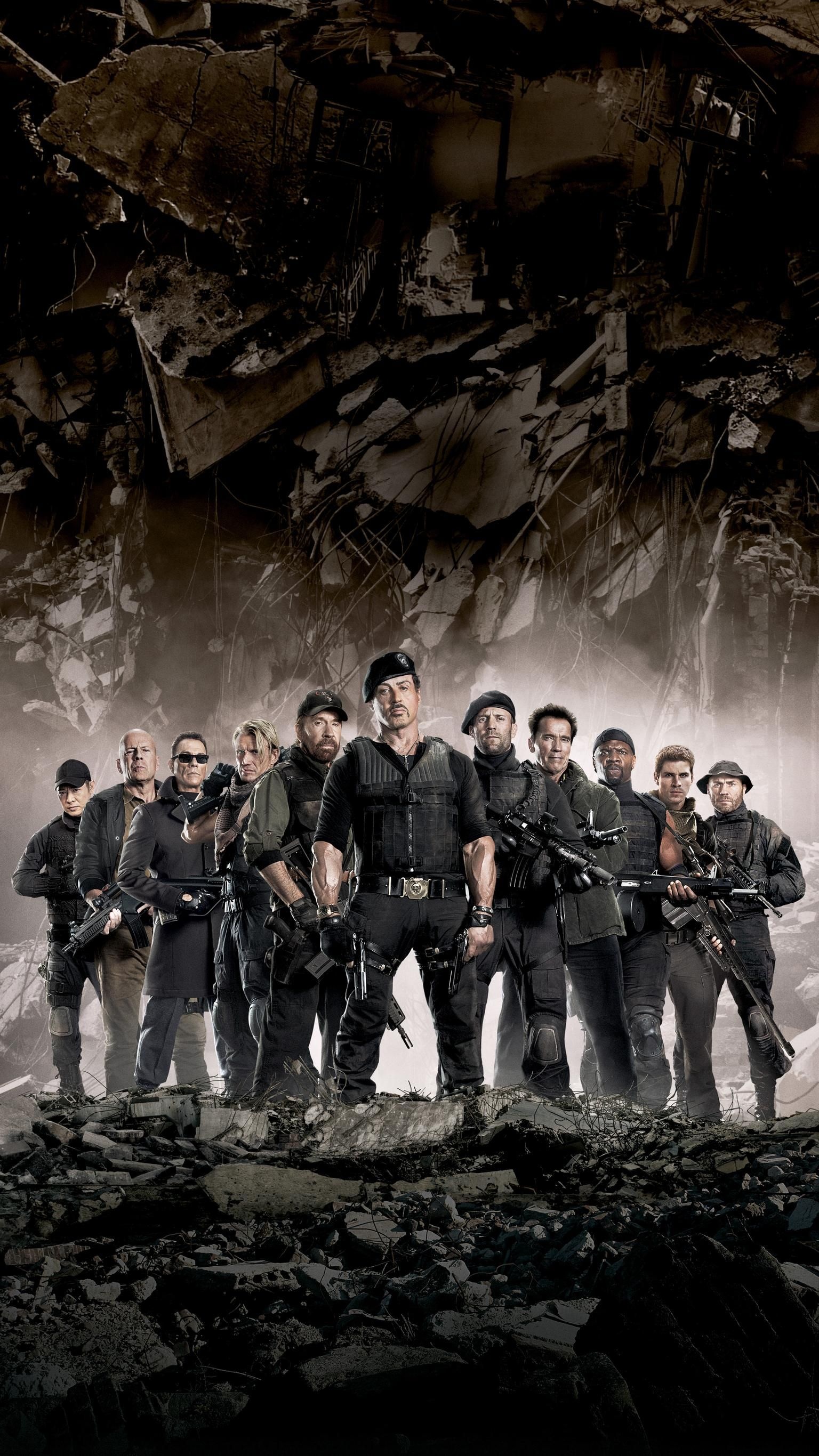 The Expendables 2, The Expendables Wallpaper, 1540x2740 HD Phone