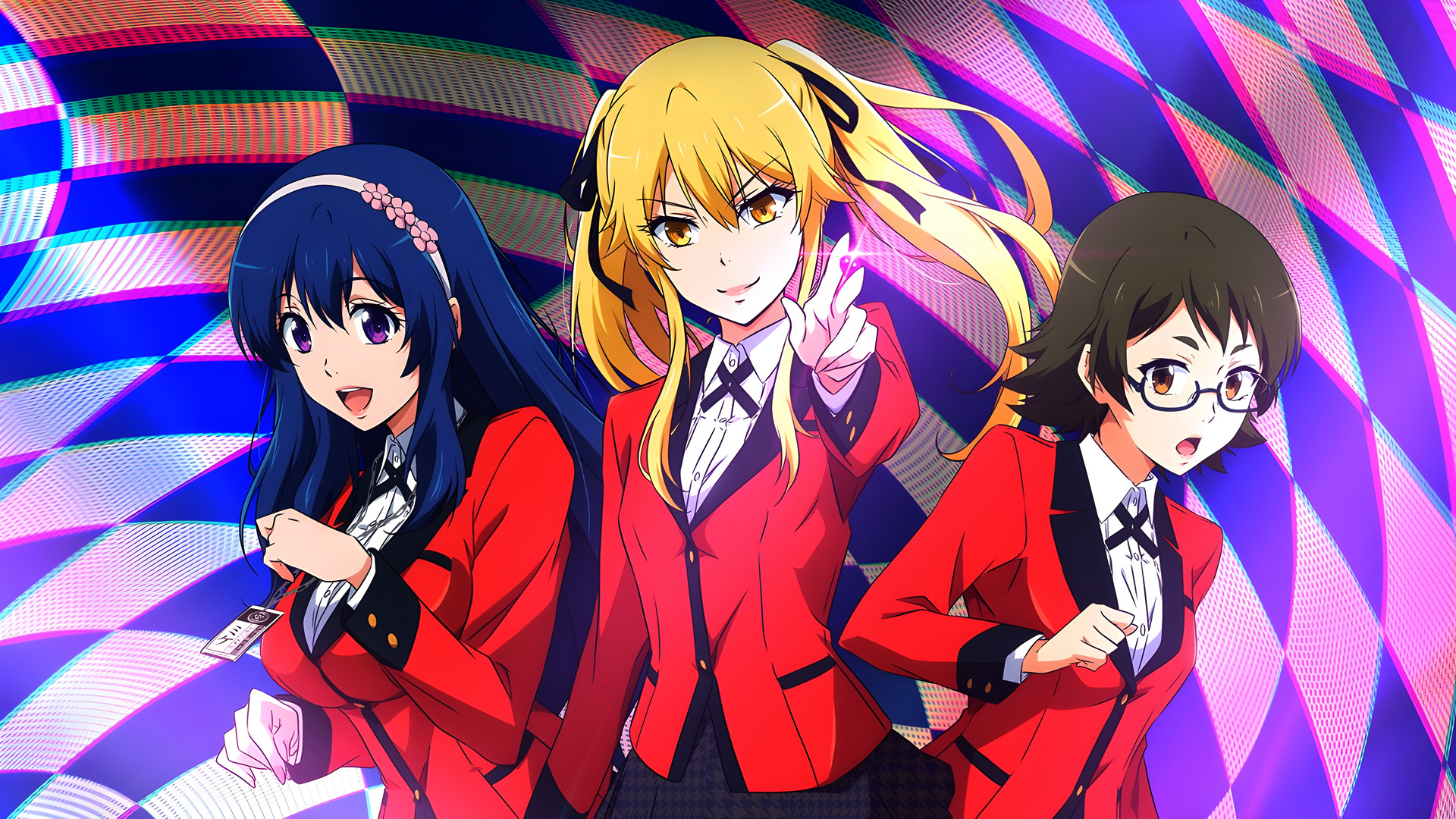 Kakegurui Twin (Netflix), Reveals August Premiere, 1920x1080 Full HD Desktop