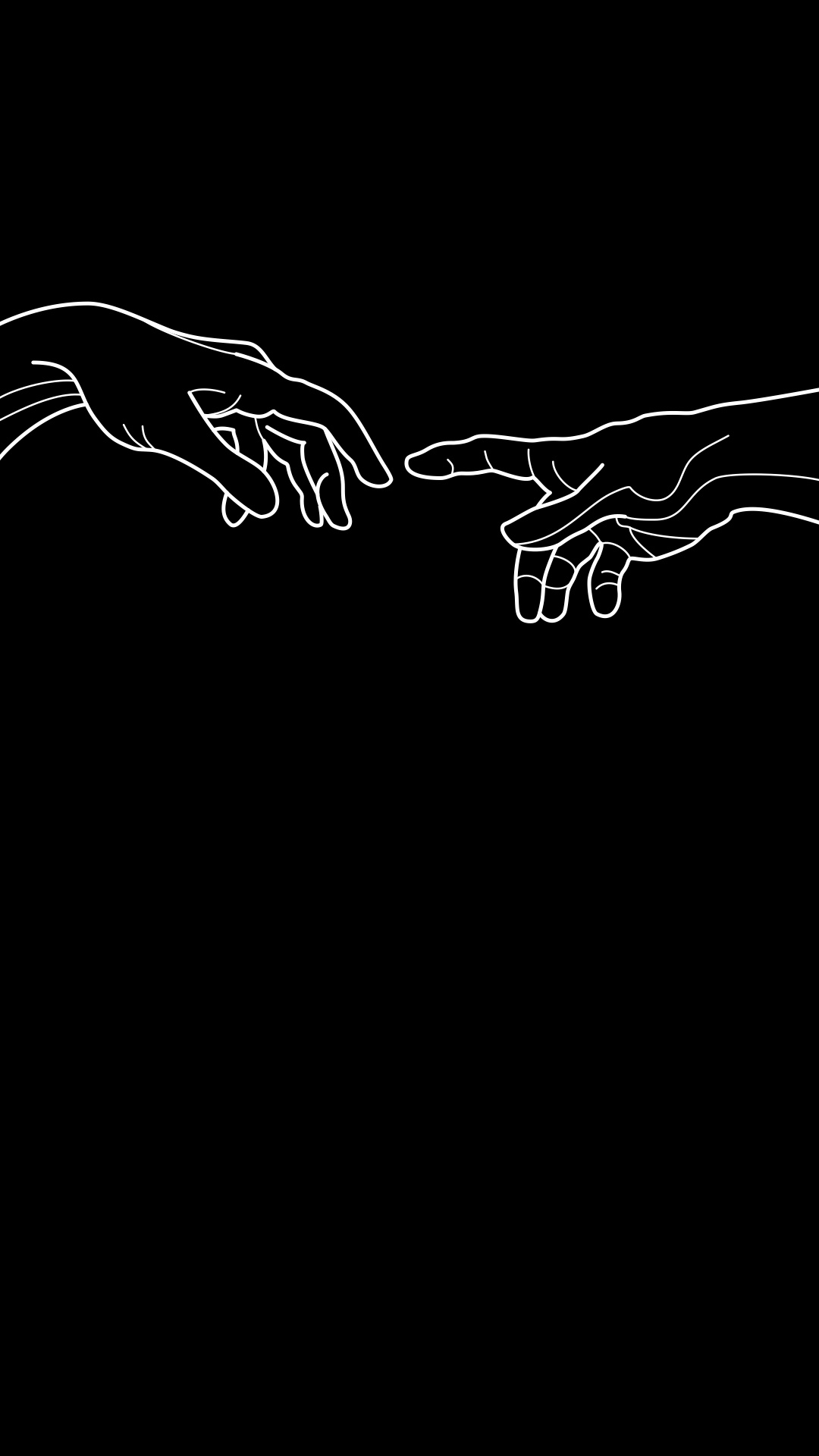 Michelangelo, Zen wall art, Black aesthetic wallpaper, 1080x1920 Full HD Phone