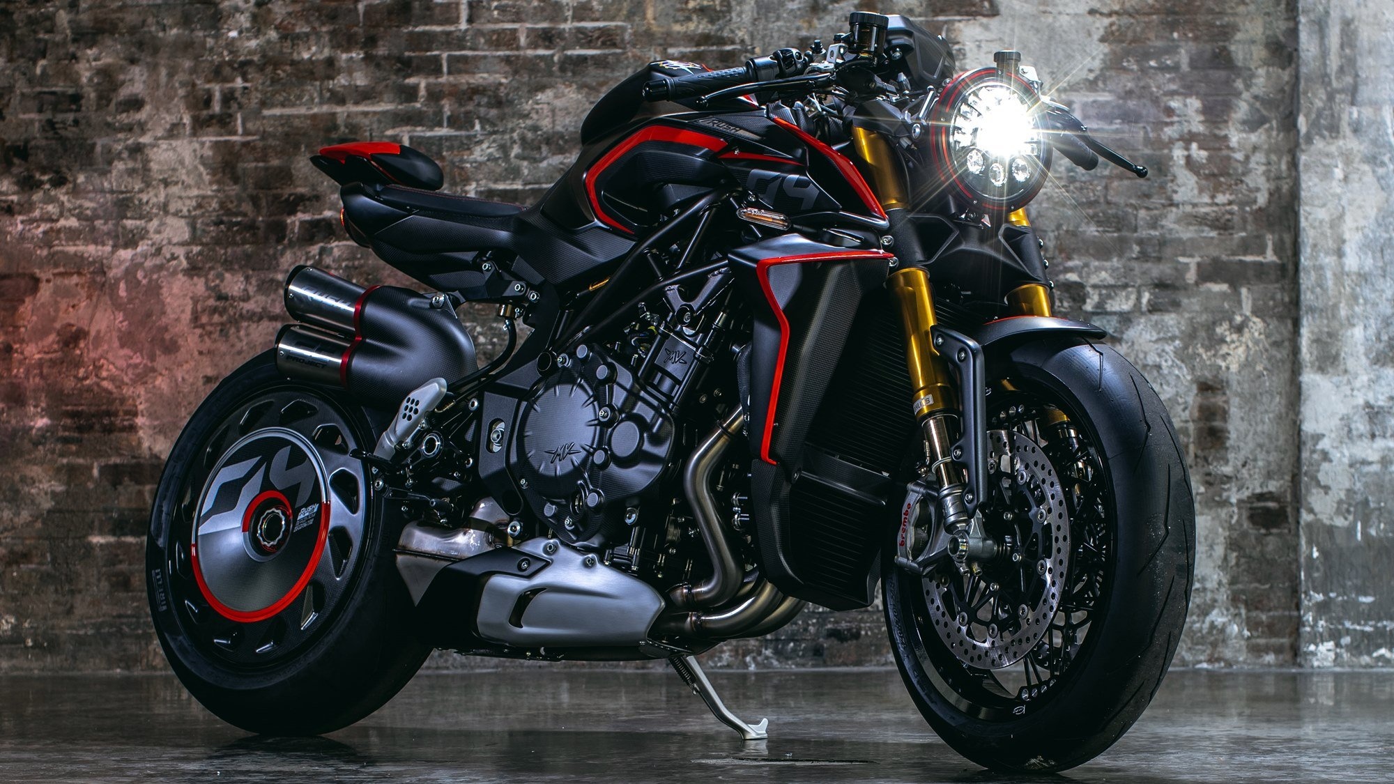 MV Agusta Rush 1000, Auto racing, High-speed bikes, Cutting-edge technology, 2000x1130 HD Desktop