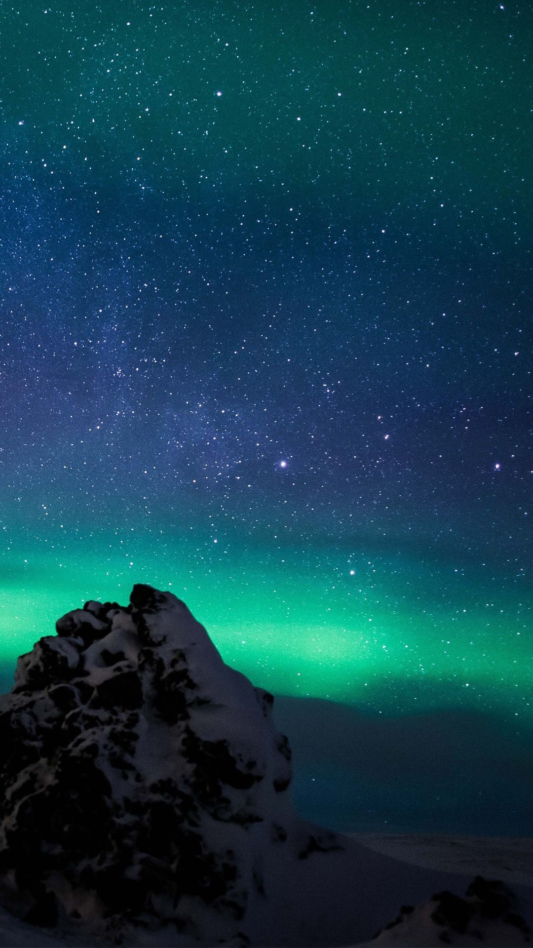 Greenland beauty, Northern lights, Travel wonder, Phone screen, 1080x1920 Full HD Phone