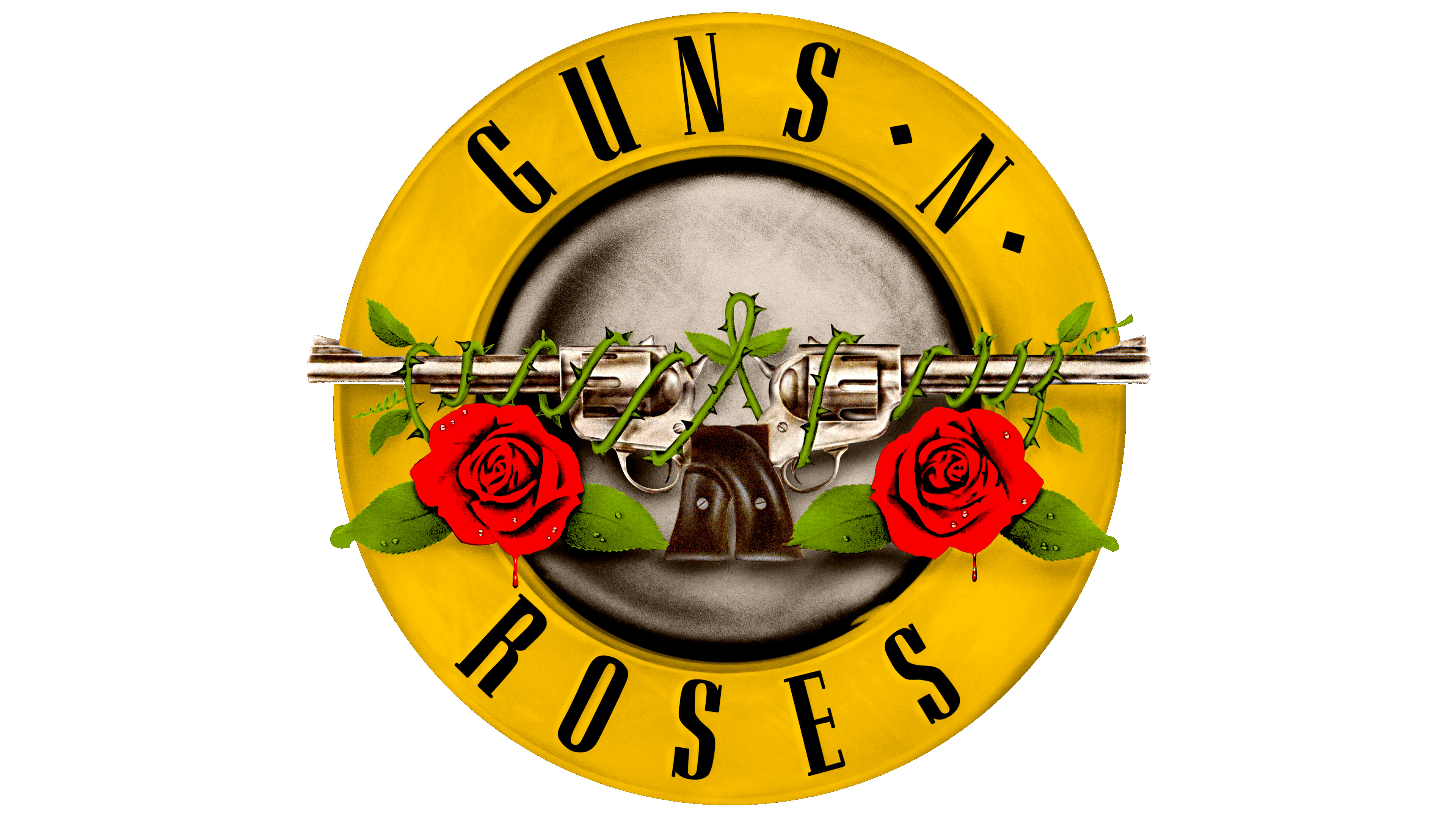 Logo, Guns N' Roses Wallpaper, 3840x2160 4K Desktop