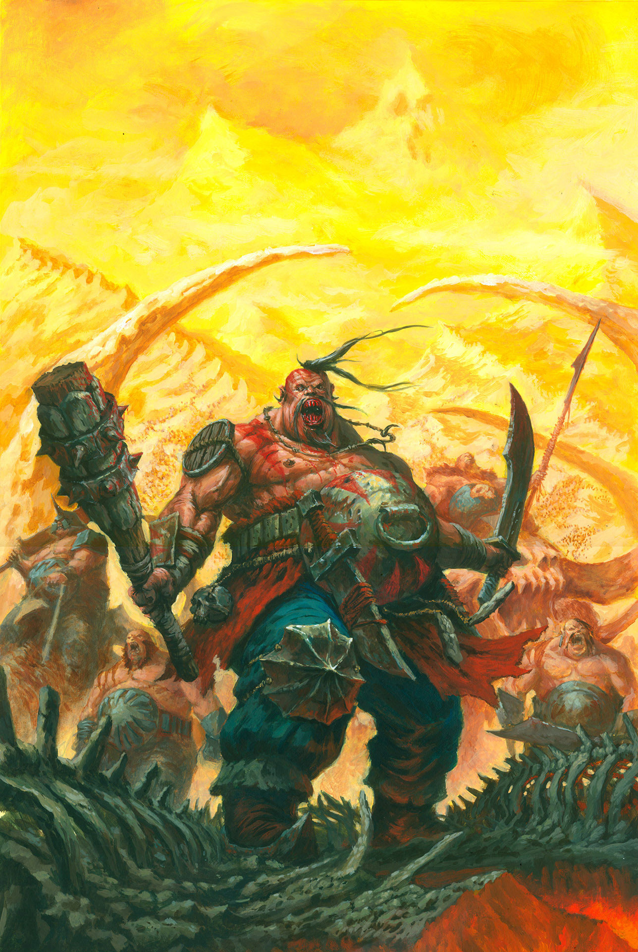 Total War: Warhammer, Ogre Wallpaper, 1290x1920 HD Phone
