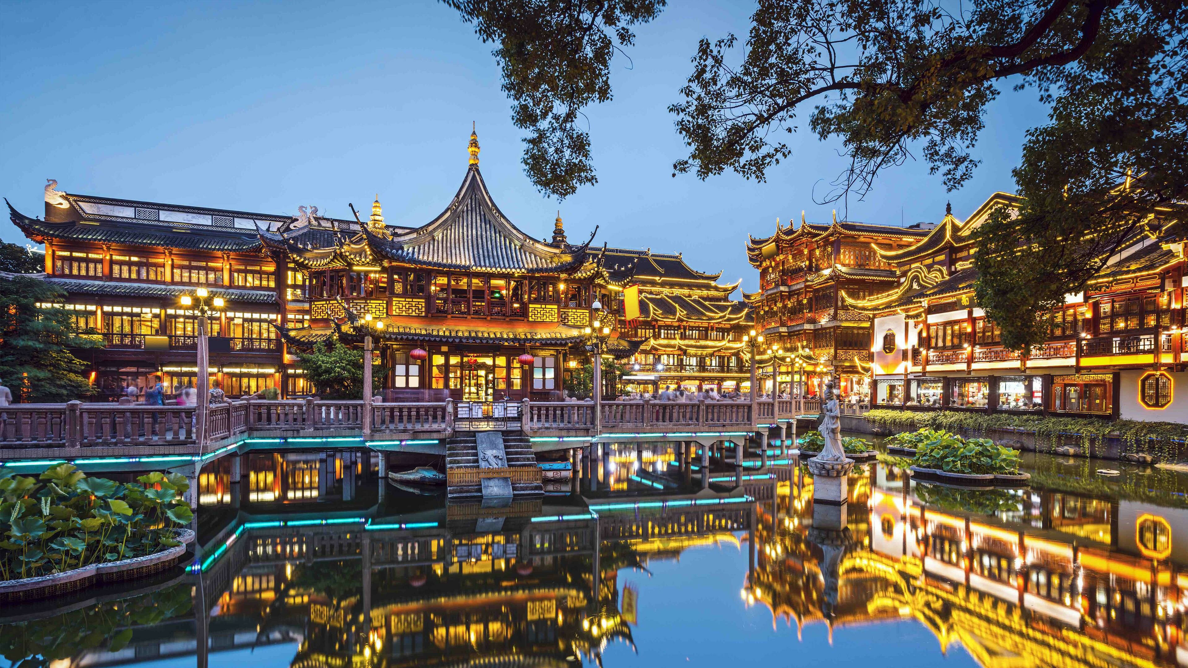 Yu Garden, China Wallpaper, 3840x2160 4K Desktop