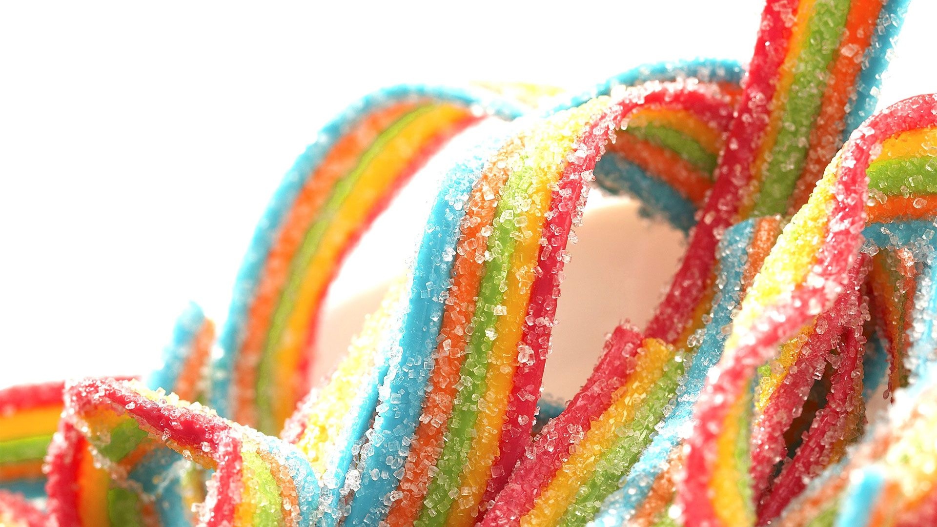 Rainbow candy strips, Sugar Wallpaper, 1920x1080 Full HD Desktop