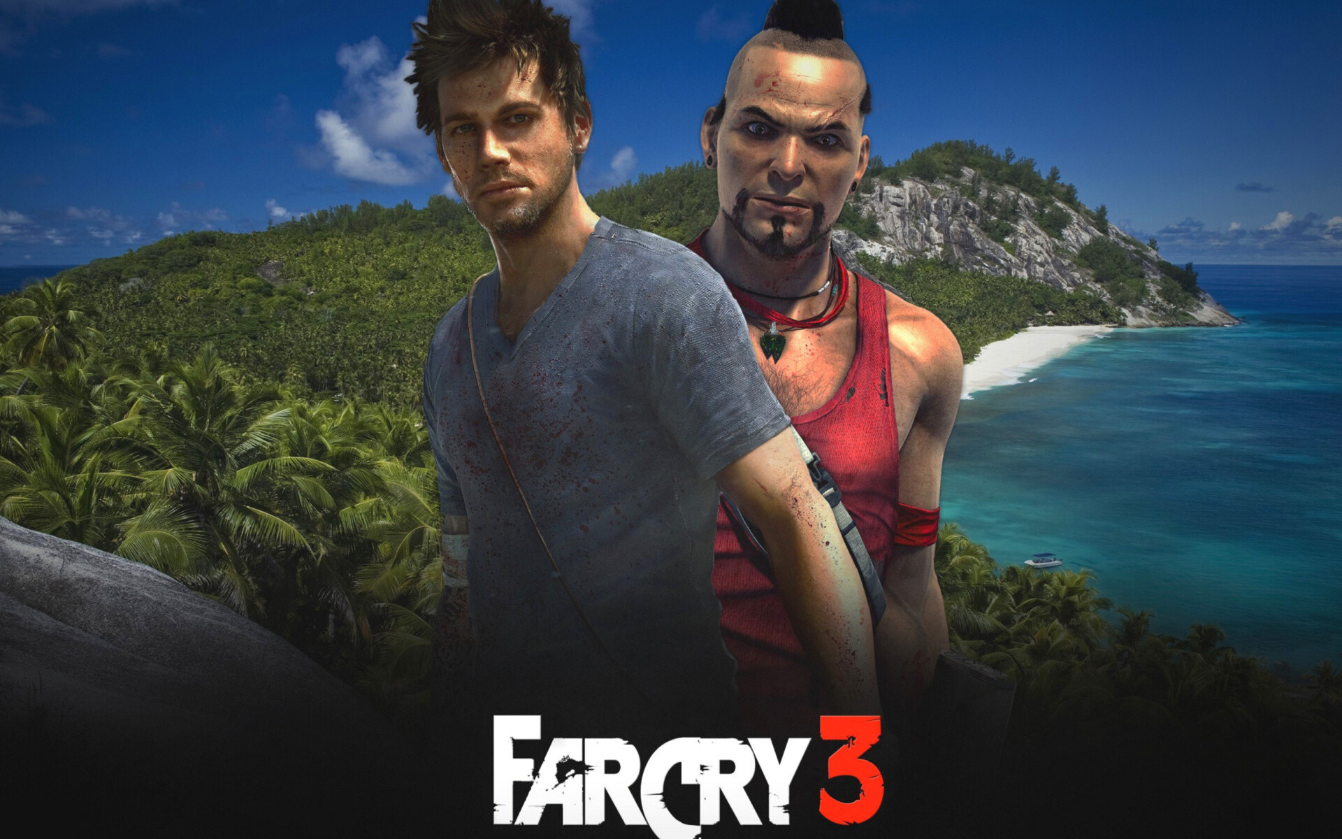 Jason and Vaas, Far Cry 3 Wallpaper, 1920x1200 HD Desktop