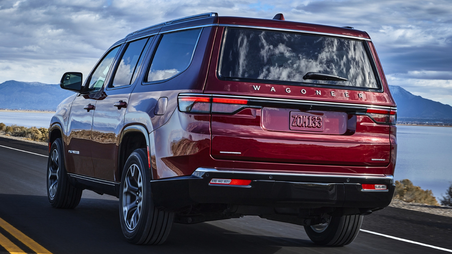 Jeep Wagoneer, Auto industry, 2022 model, Car pixel, 1920x1080 Full HD Desktop