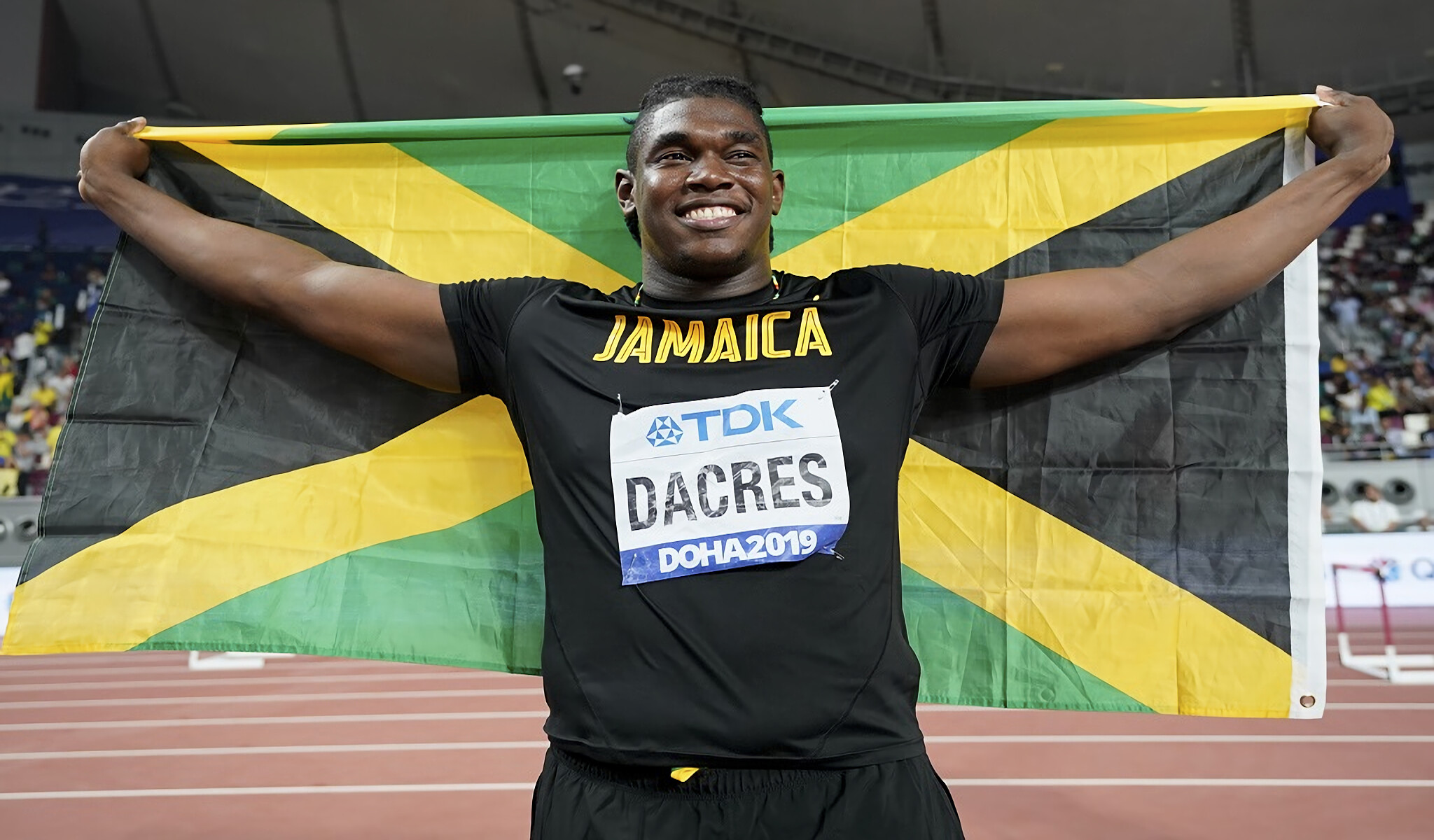 Fedrick Dacres, Mighty discus thrower, Phenomenal athlete, Athletics, 2050x1200 HD Desktop