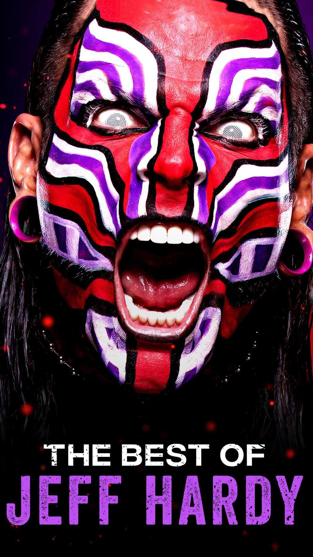 Jeff Hardy, WWE superstar, High-flying action, Wrestling fan, 1080x1920 Full HD Phone