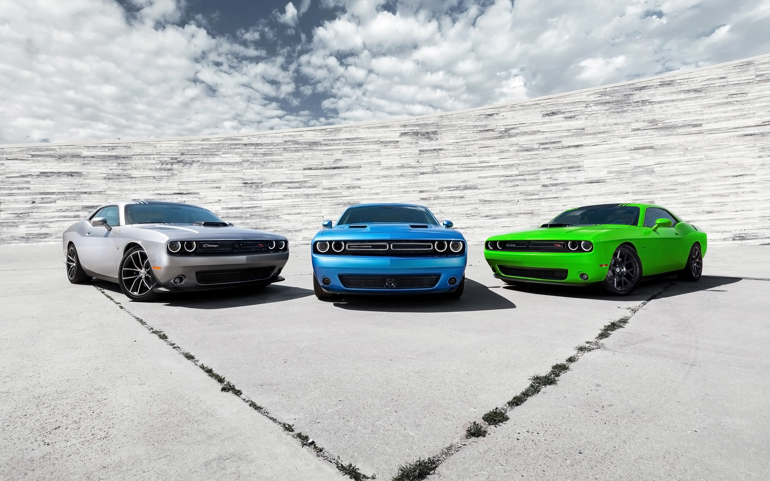 Dodge Challenger, Cars, HD wallpapers, Cartoon, 2560x1600 HD Desktop