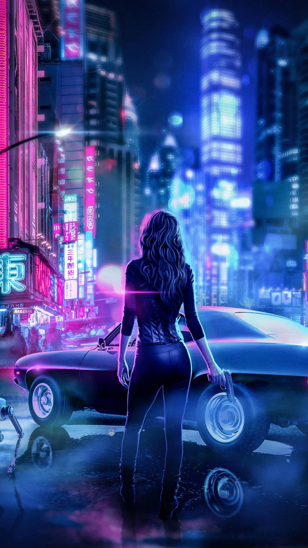 Cyberpunk 2077, Top 20 free wallpapers, 1080x1920 Full HD Phone