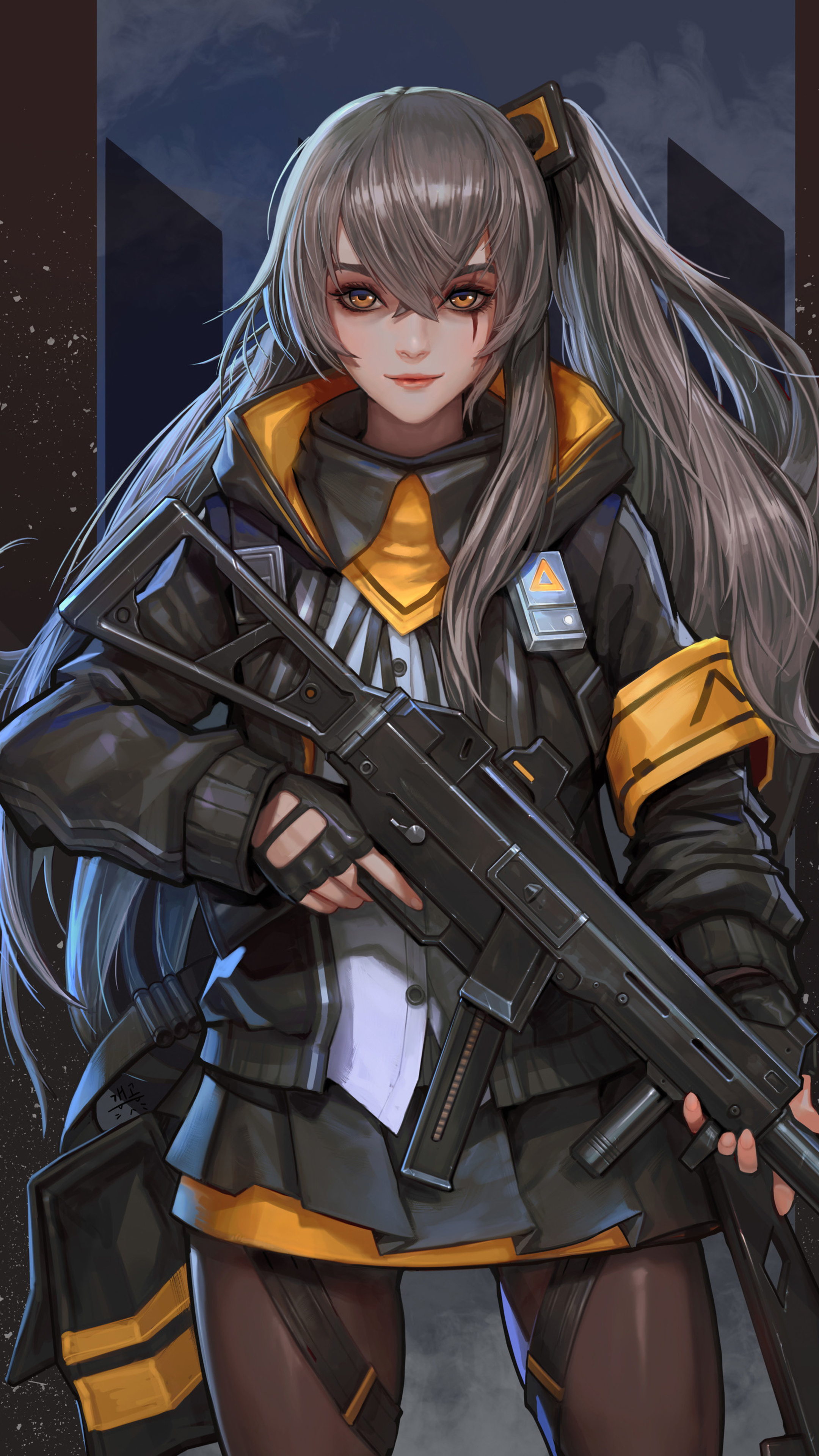 Girls' Frontline, UMP45, Sony Xperia, Premium HD wallpapers, 2160x3840 4K Phone