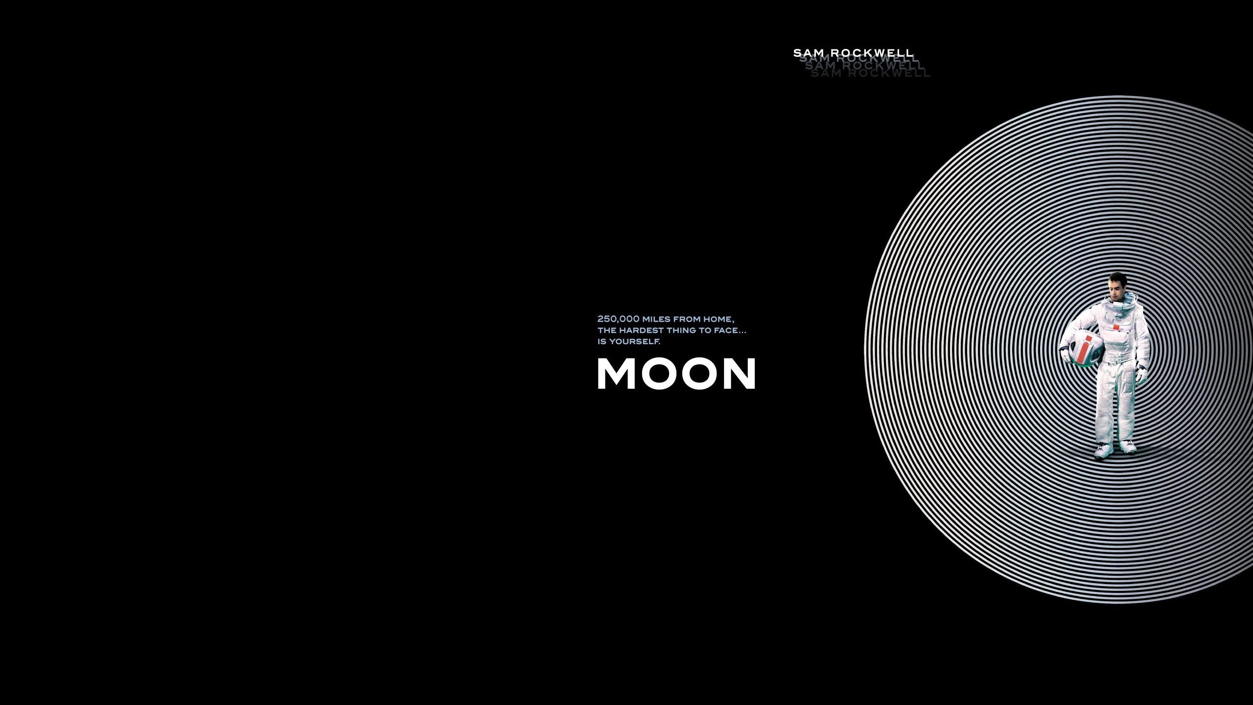 Moon, Sam Rockwell movies, Captivating character, Intense narrative, 2560x1440 HD Desktop