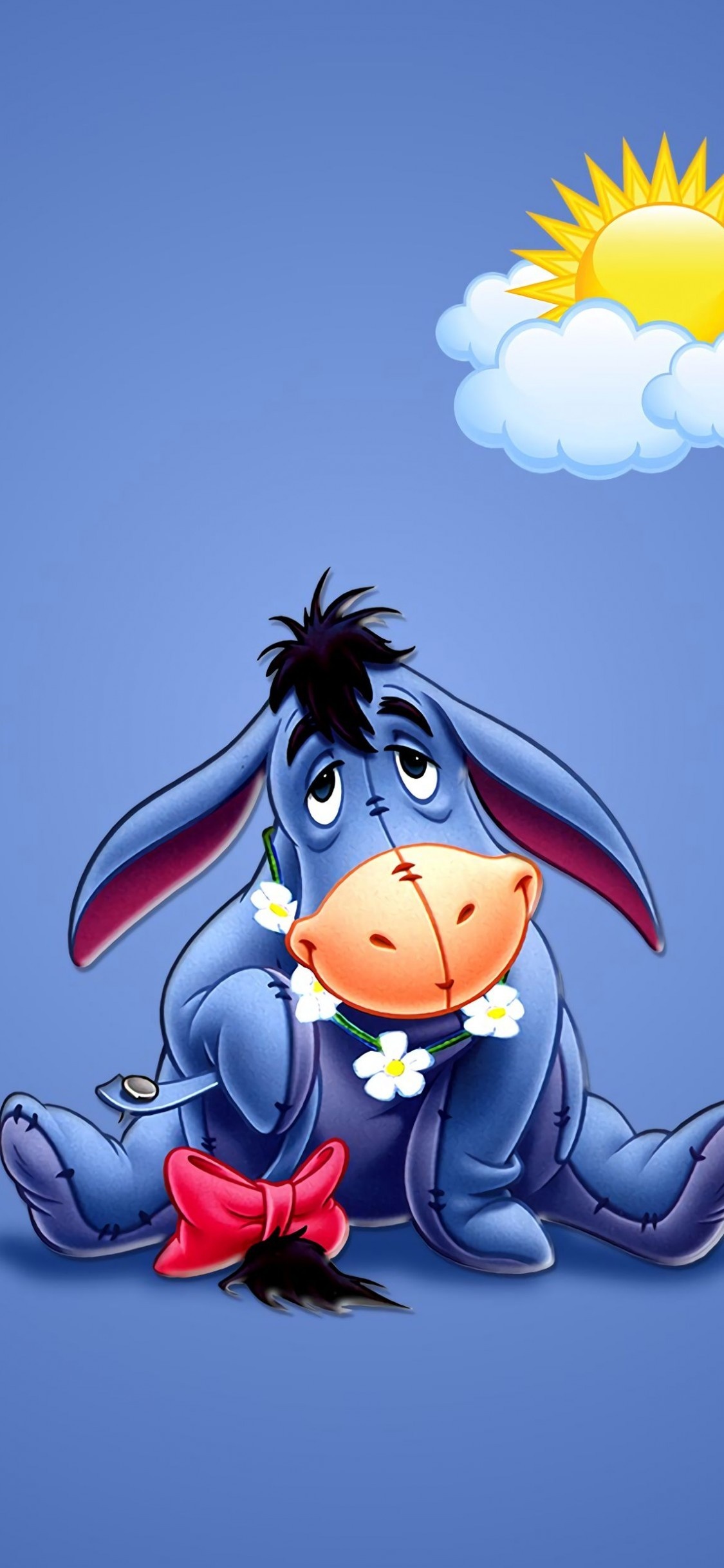 Eeyore, iPhone backgrounds, 1130x2440 HD Phone