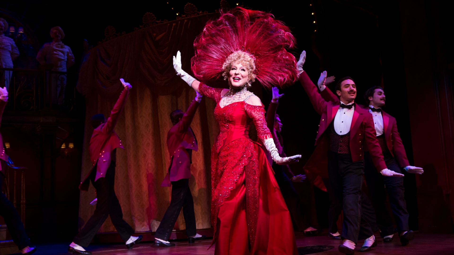 Bette Midler, Hello Dolly Broadway, Boffo debut, Musical sensation, 1920x1080 Full HD Desktop