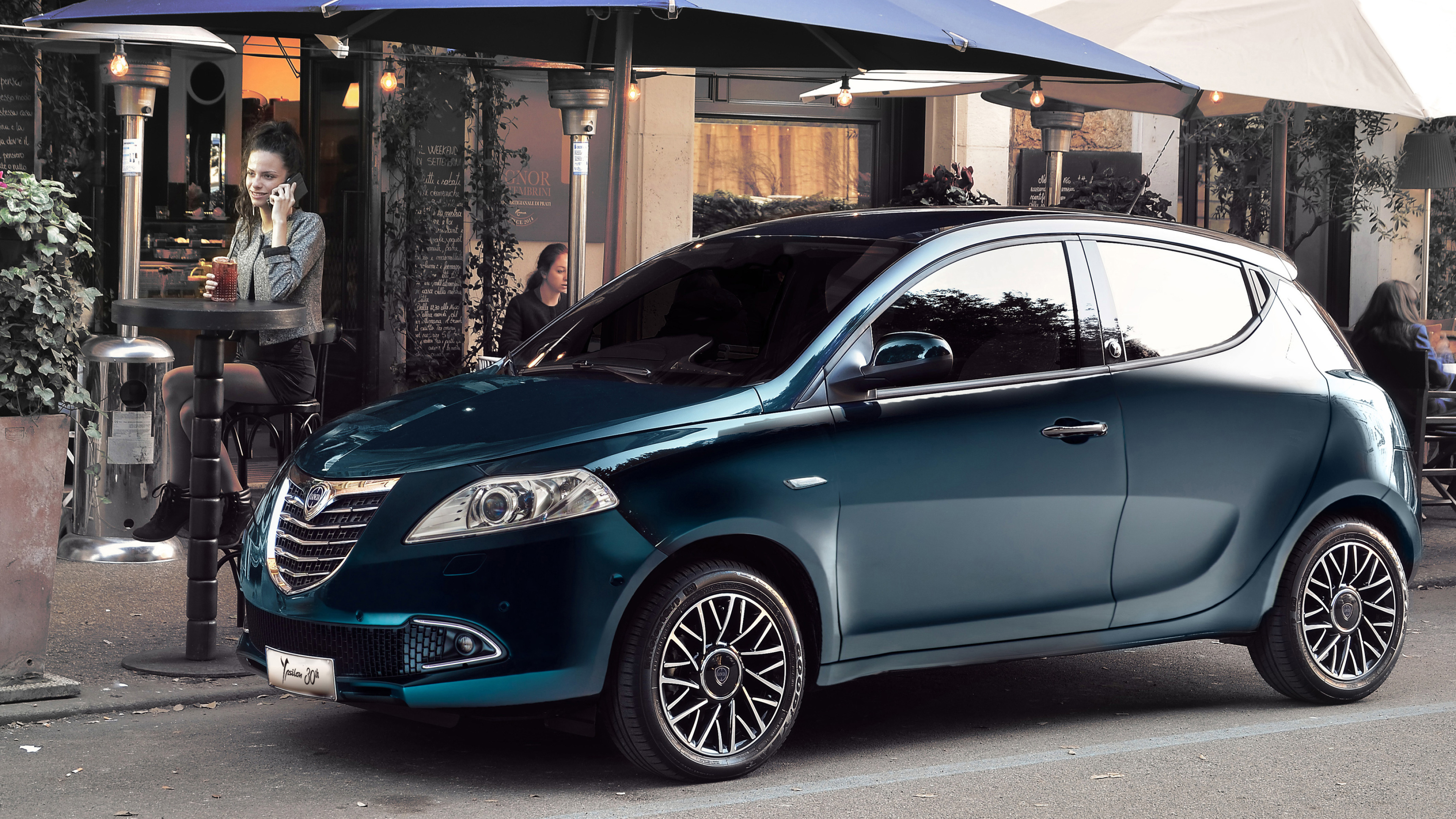 Lancia Ypsilon, Car showcase, Ultra HD, Auto design, 3840x2160 4K Desktop