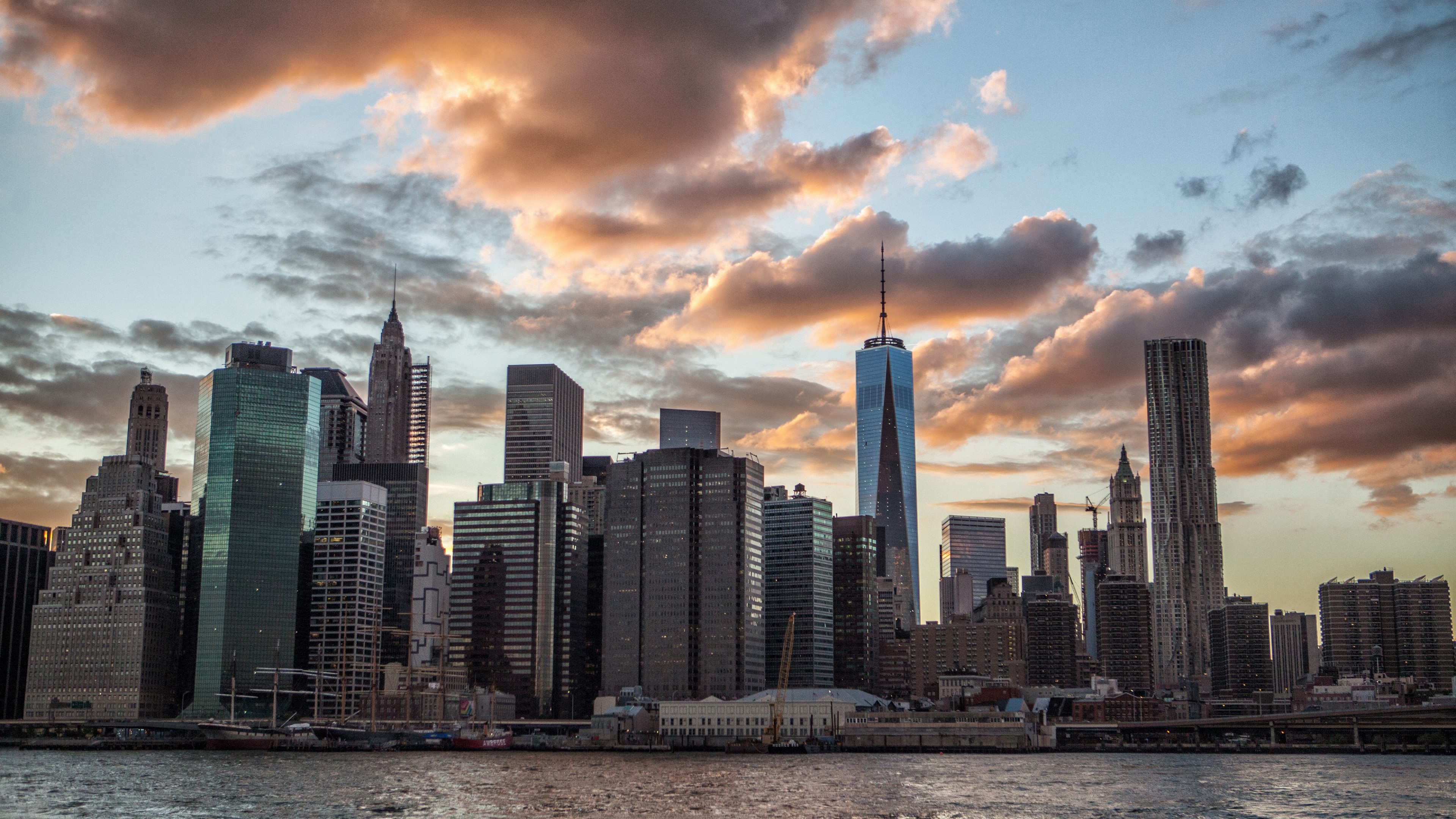 DUMBO Brooklyn, Manhattan USA, Architecture, Wallpaper, 3840x2160 4K Desktop