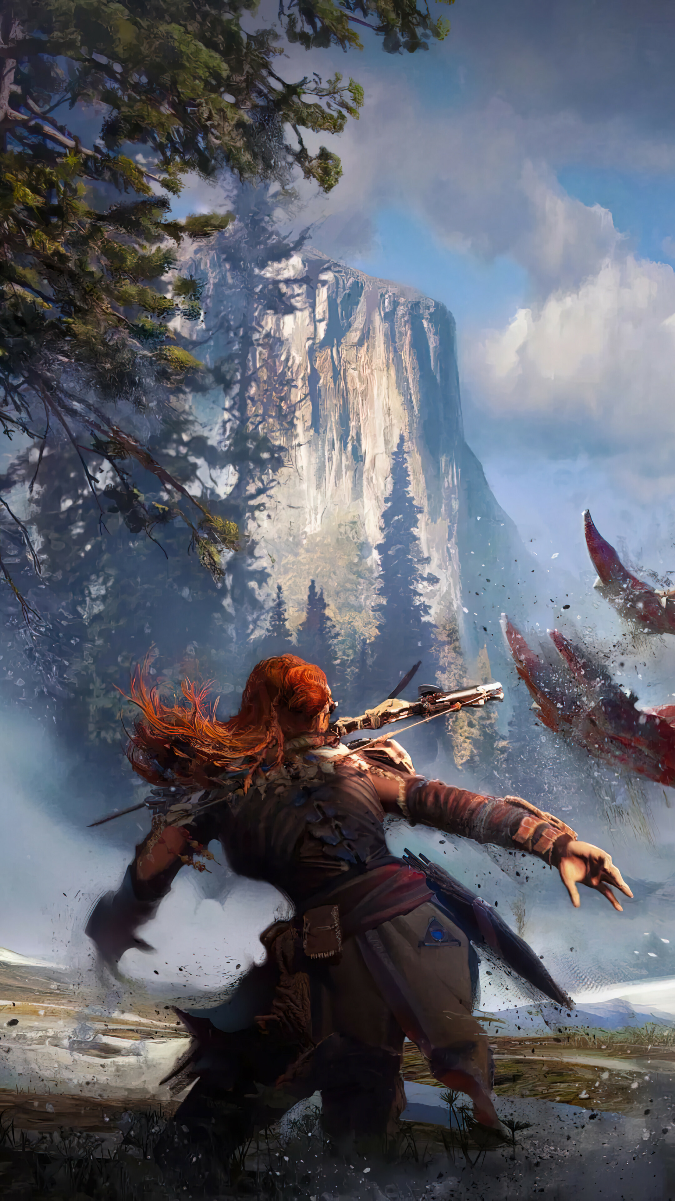Horizon Forbidden West, Aloy phone wallpaper, 4K iPhone background, Free download, 2160x3840 4K Phone