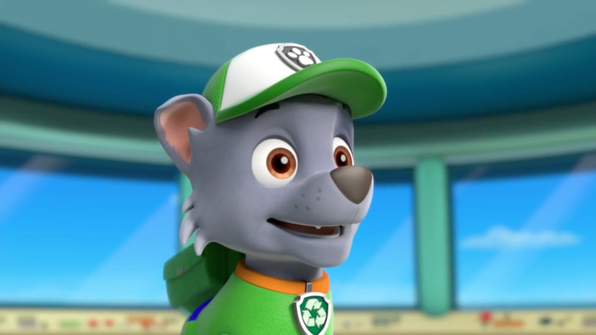 Rocky Paw Patrol wallpapers, Environmentalist pup, Brave rescues, Recycling efforts, 1920x1080 Full HD Desktop