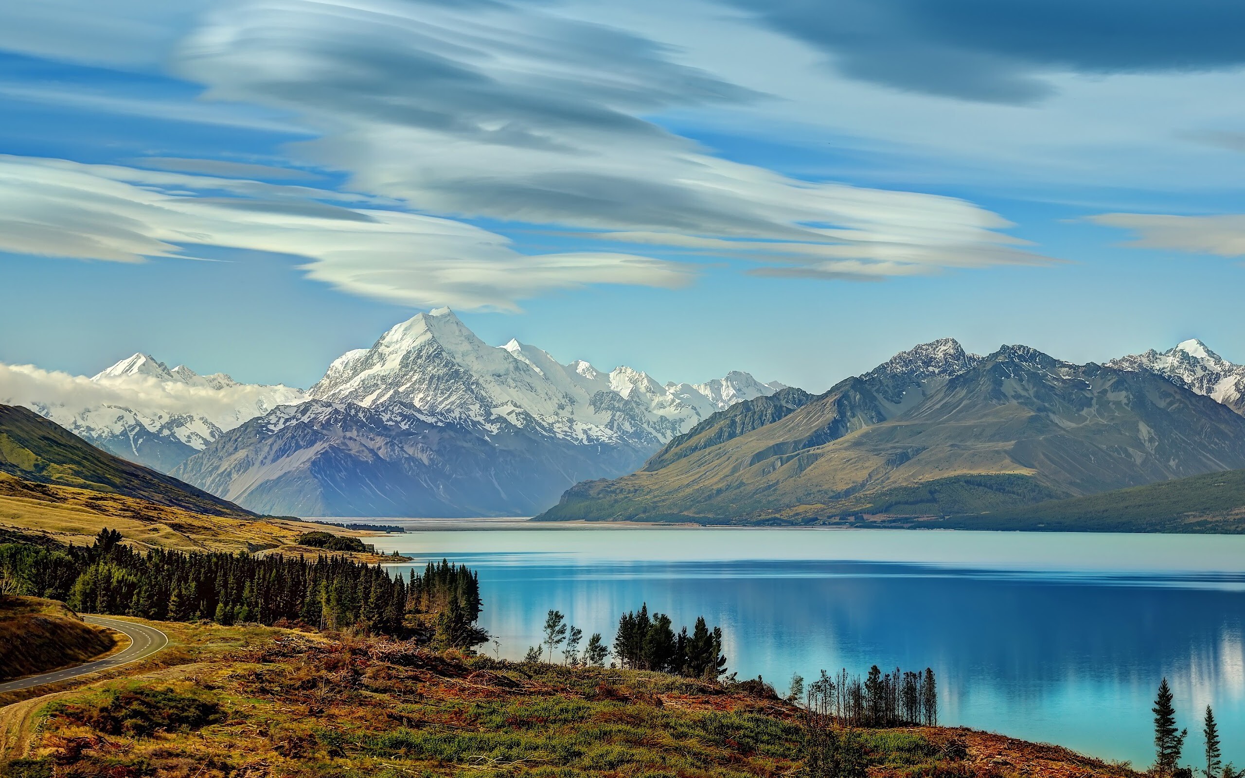 Pukaki, Lakes Wallpaper, 2560x1600 HD Desktop