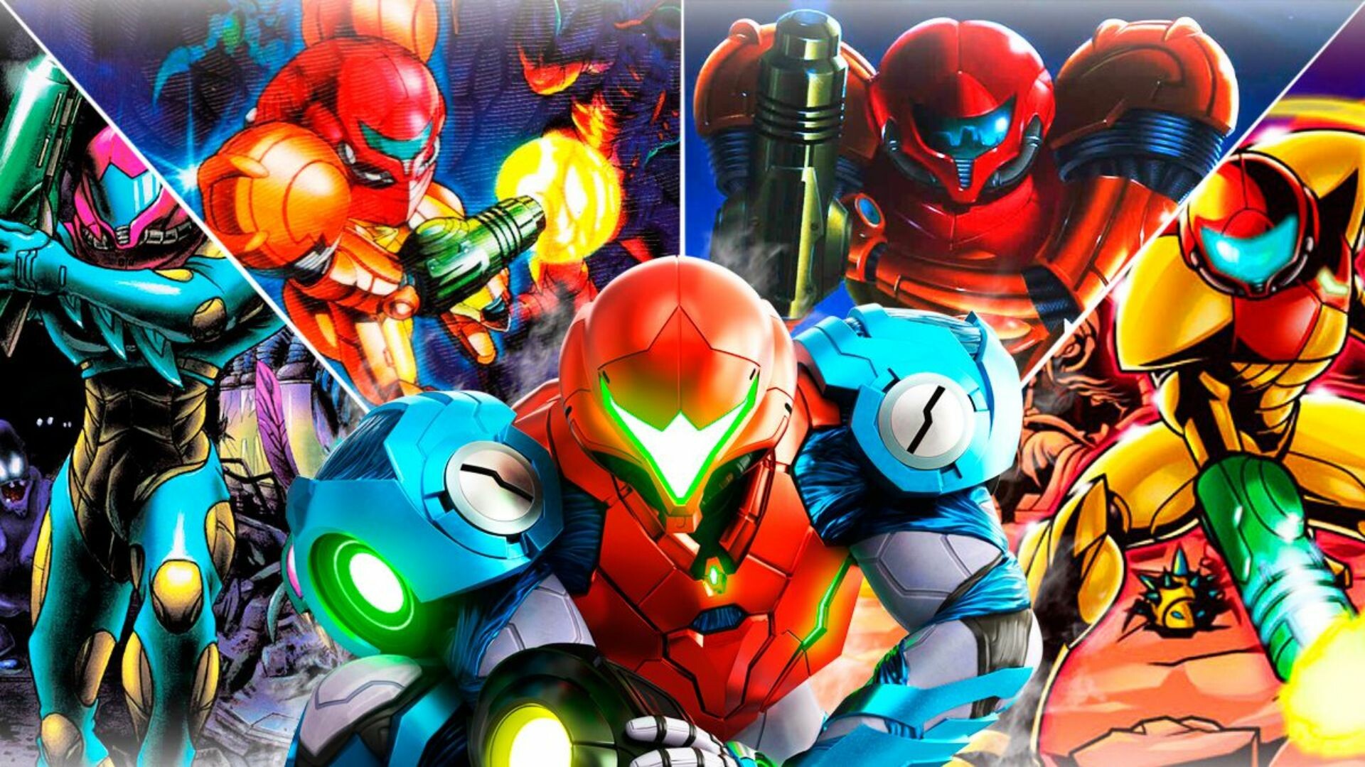 Metroid Dread, Alien menace, Intense exploration, Power suit battles, 1920x1080 Full HD Desktop