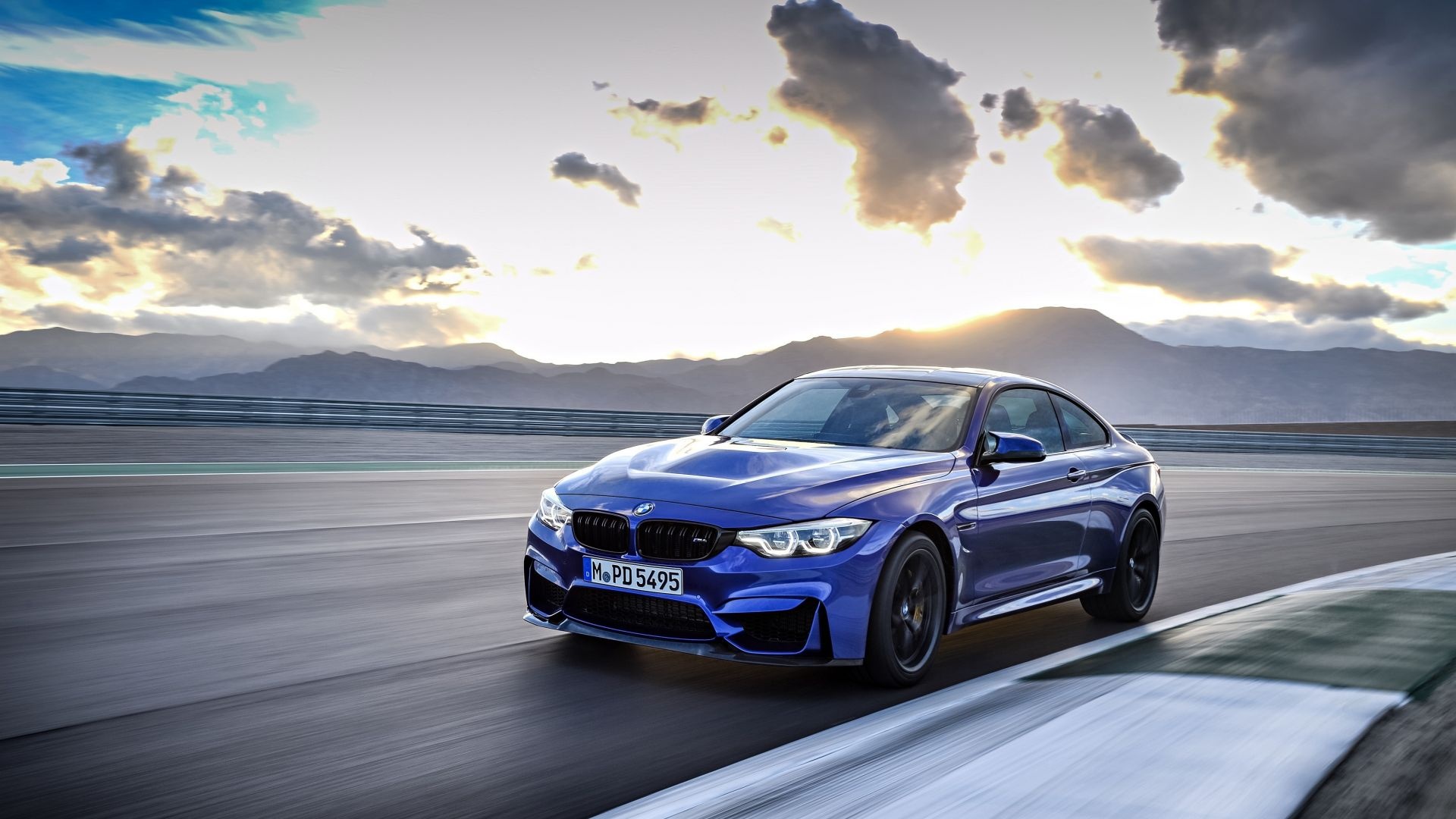 BMW M4 CS, M PD 5495, asphalt race track, Full HD Desktop wallpaper