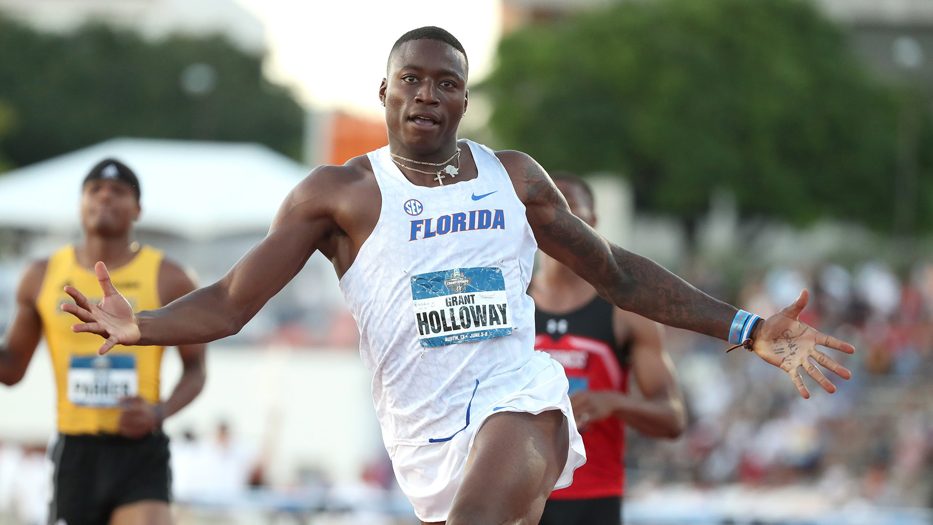 Grant Holloway, Running news, Elaine Thompson Herah, Best road races, 1920x1080 Full HD Desktop