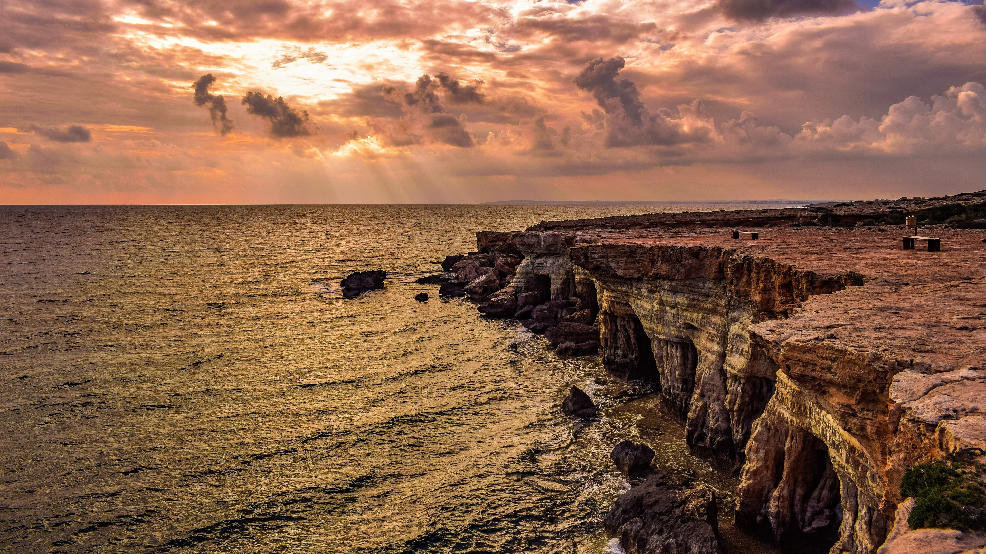 Cyprus, Beach background, HD wallpapers, Baltana, 3840x2160 4K Desktop