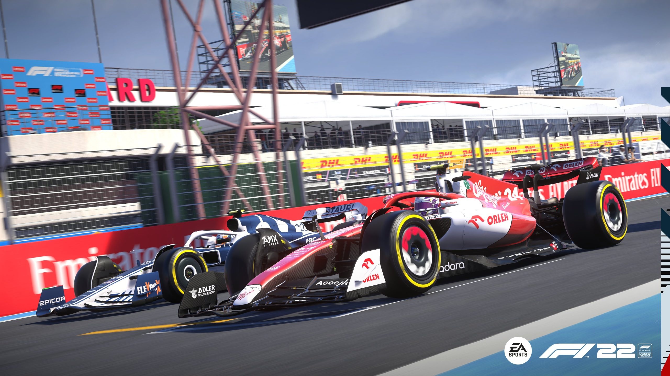 Alfa Romeo C42 race car, Scuderia AlphaTauri AT03, Circuit Paul Ricard, EA Sports F1 22, HD Desktop wallpaper