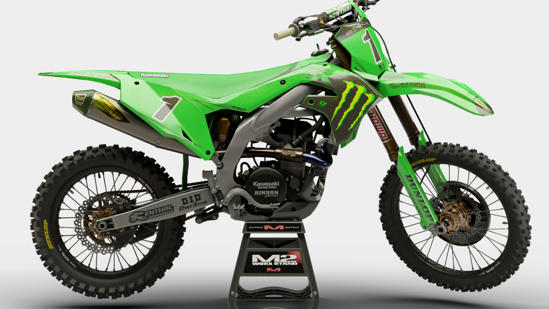 2020 Model, Kawasaki KX450 Wallpaper, 1920x1080 Full HD Desktop