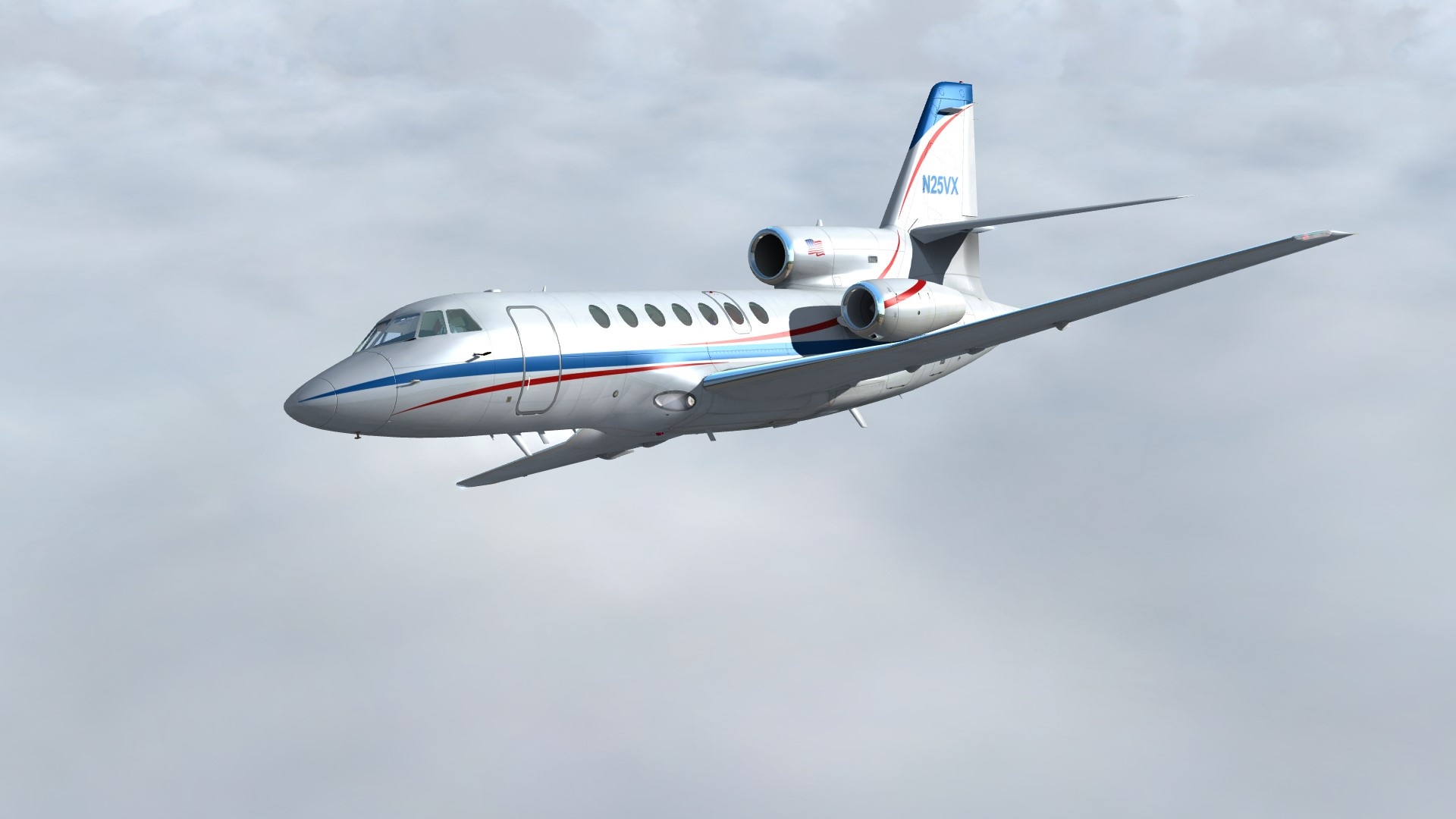 Dassault Falcon 50, Flight simulator, Pilot gear, Aviation enthusiast, 1920x1080 Full HD Desktop