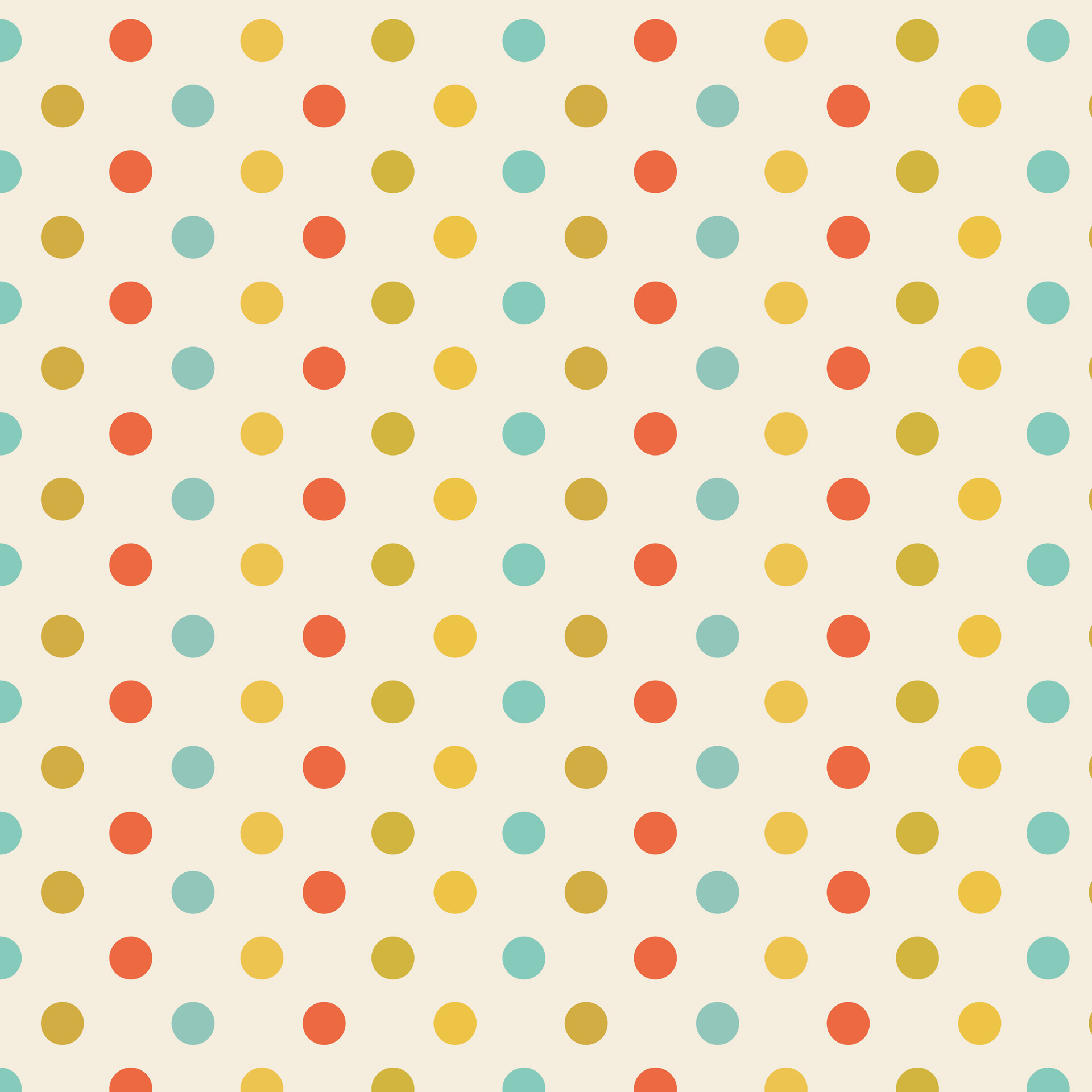 Vintage, Polka Dot Wallpaper, 1920x1920 HD Phone