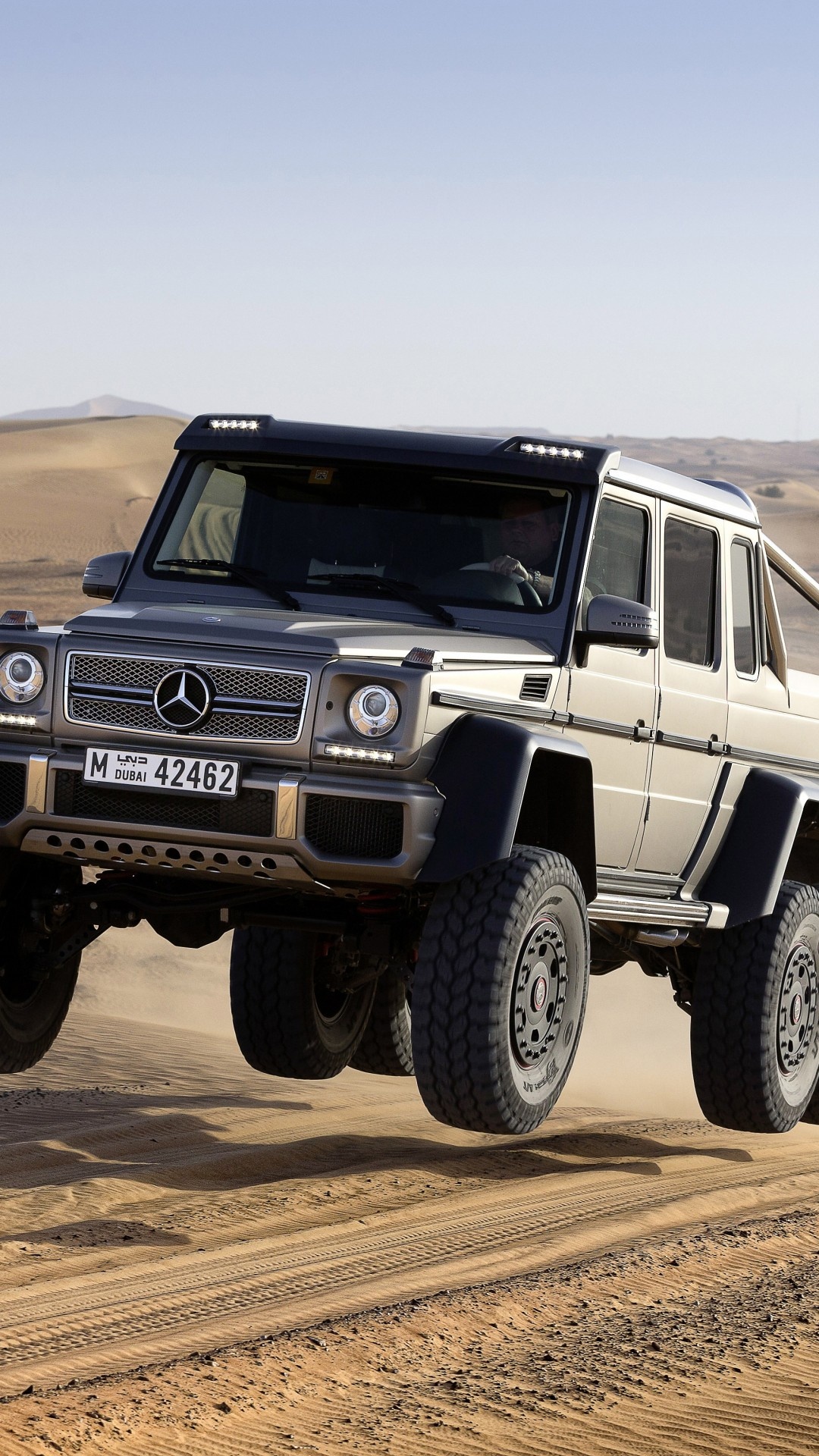 Mercedes-Benz G 63 AMG 6×6, Off-road Driving Wallpaper, 1080x1920 Full HD Phone