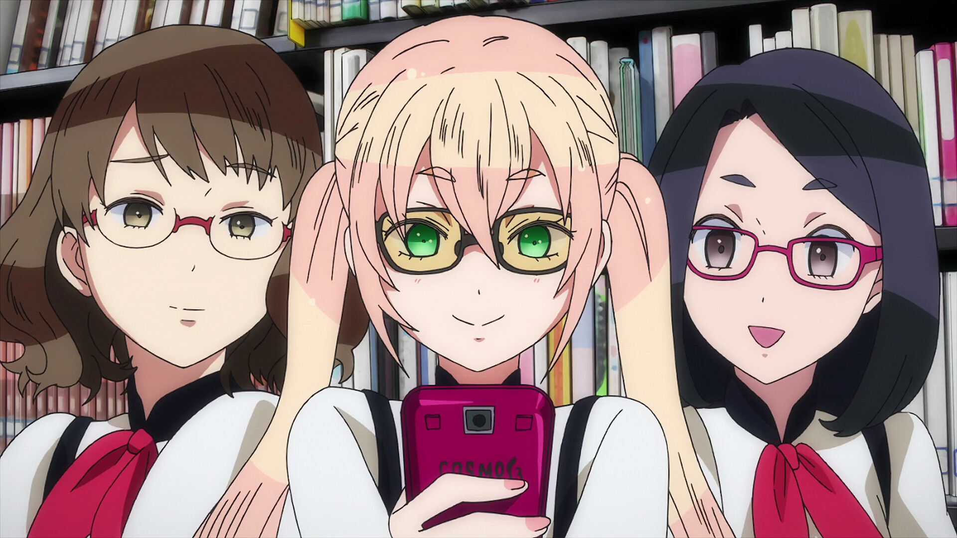 Gatchaman Crowds, Anime series, Creative animation, Lord Dalek's review, 1920x1080 Full HD Desktop