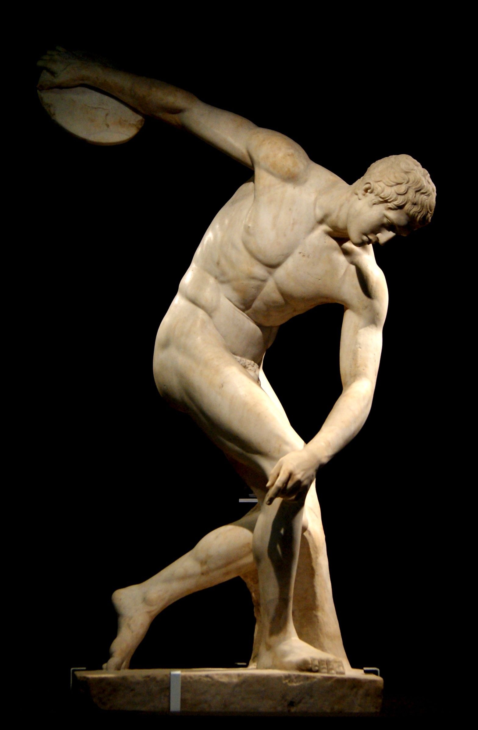 Discus throw, Ancient Greece, Male athletes, Visual art, 1570x2400 HD Phone