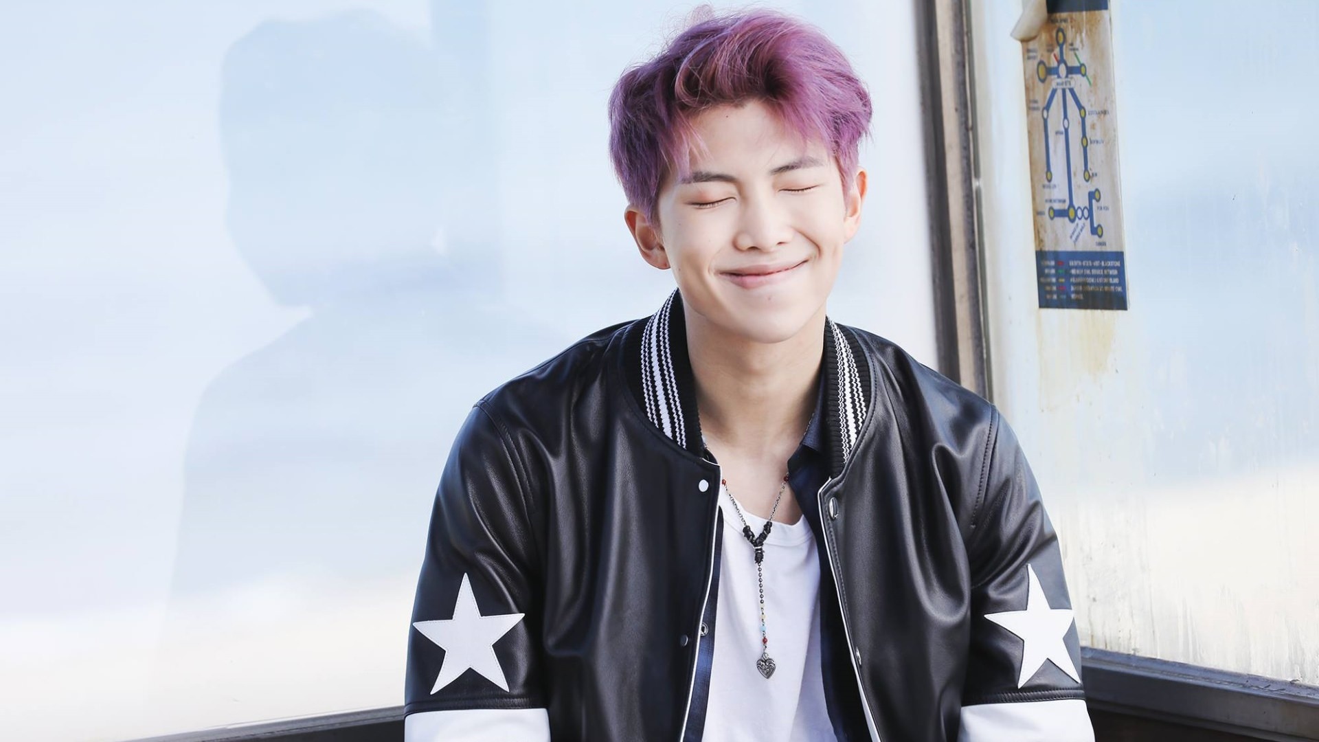 Kim Namjoon wallpapers, Laptop background images, Stylish looks, Musician's charm, 1920x1080 Full HD Desktop