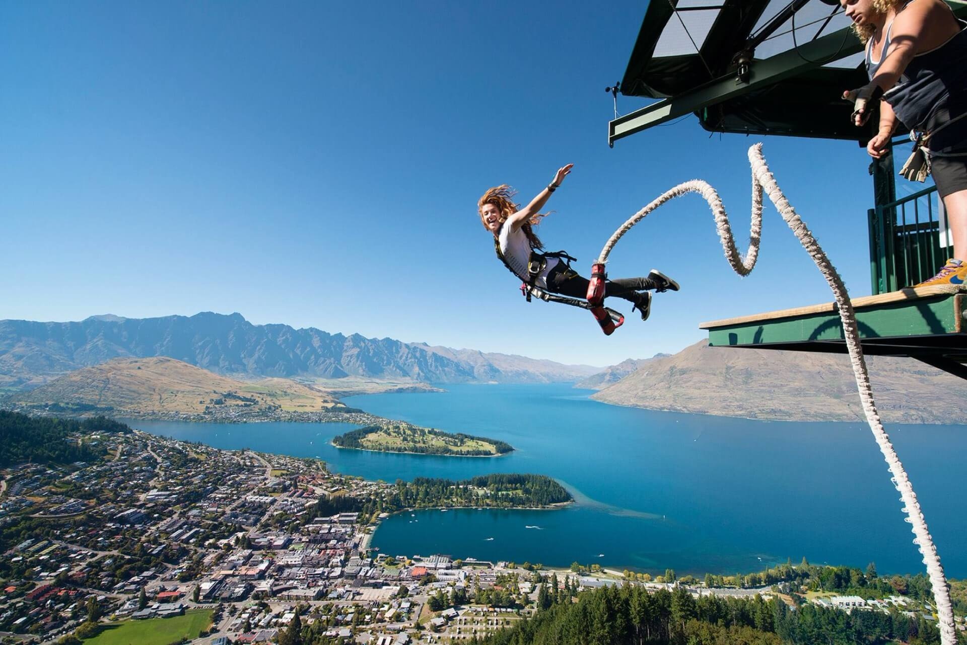 Bungee jumping in Kroatien, Extreme sport, Adrenaline boost, Unforgettable experience, 1920x1290 HD Desktop