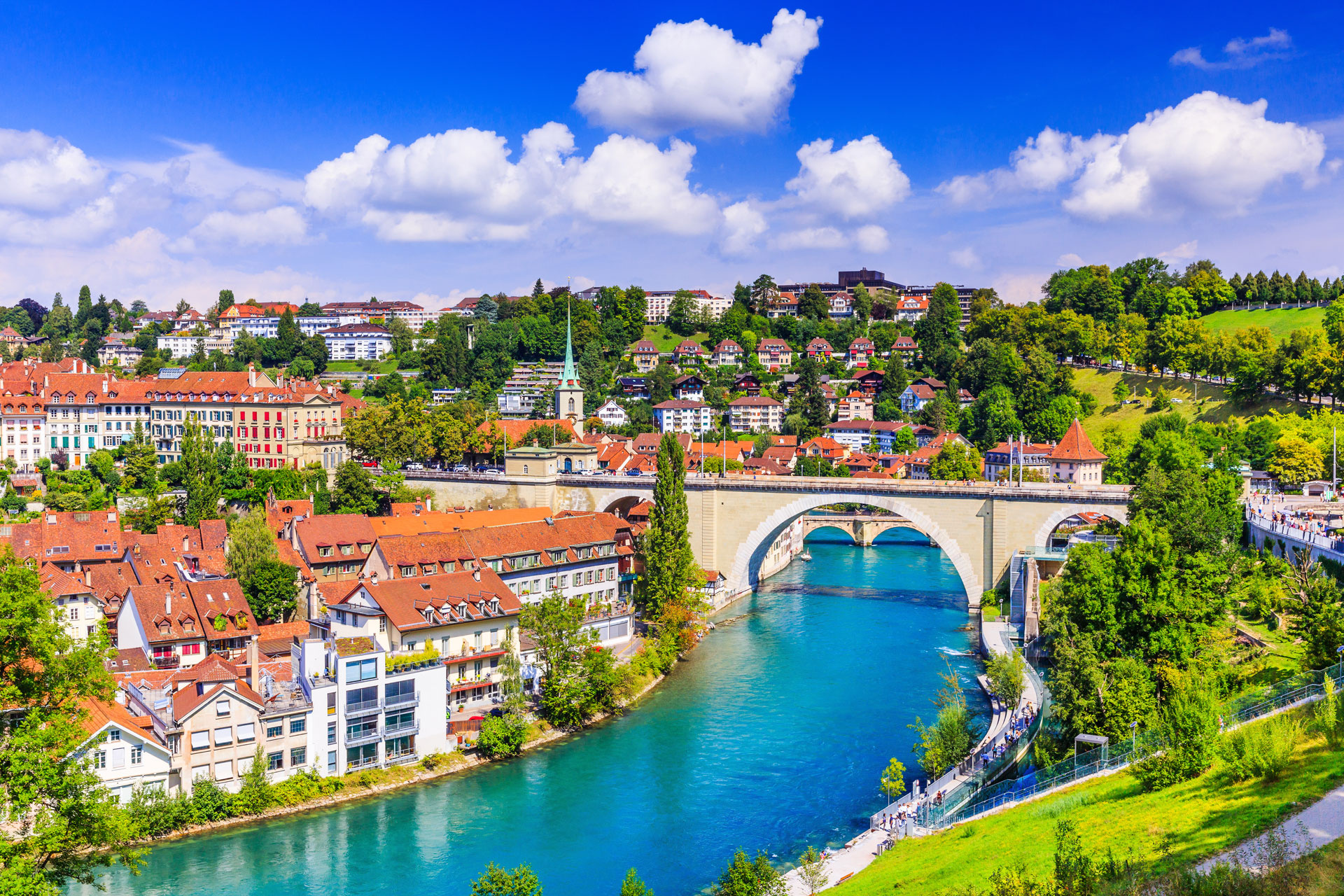 Private trip, Bern city walking tour, Switzerland tour, River Aare, 1920x1280 HD Desktop