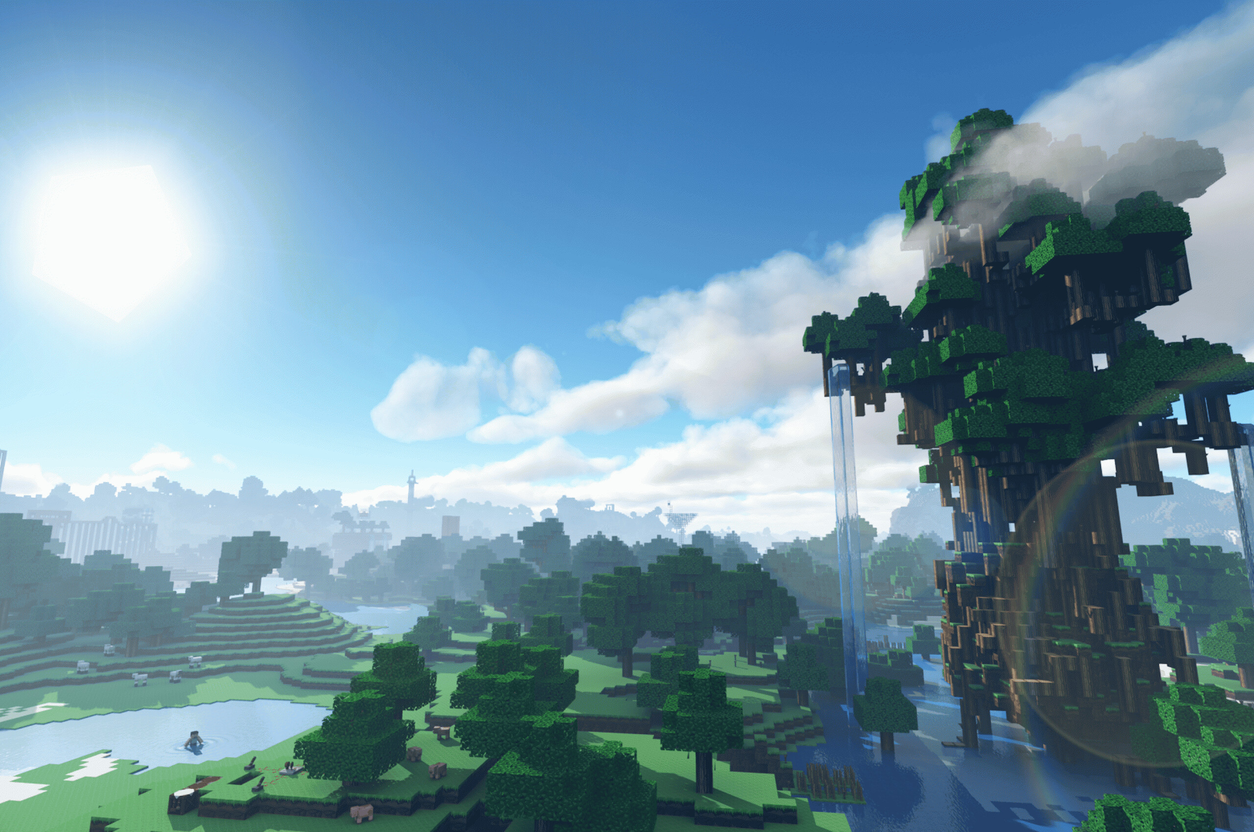 Beautiful Minecraft wallpapers, Eye-catching backgrounds, Gaming creativity, Artistic designs, 2560x1700 HD Desktop