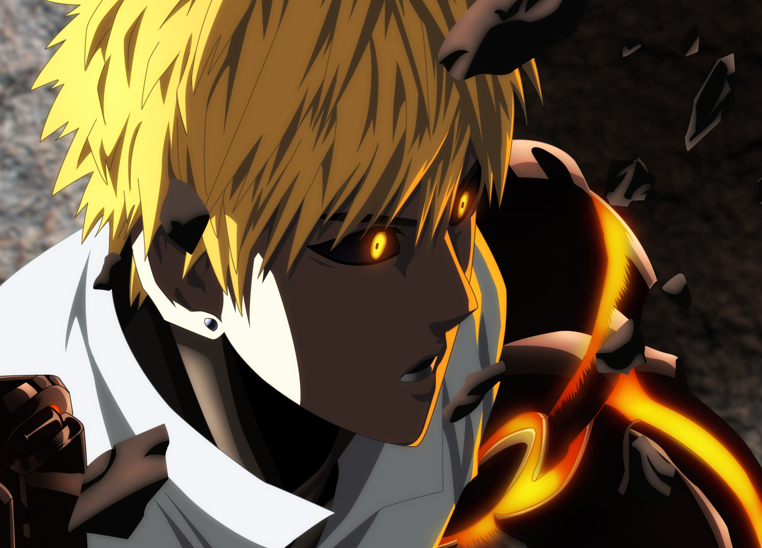 Genos, One Punch Man, HD wallpapers, Backgrounds, 2590x1870 HD Desktop