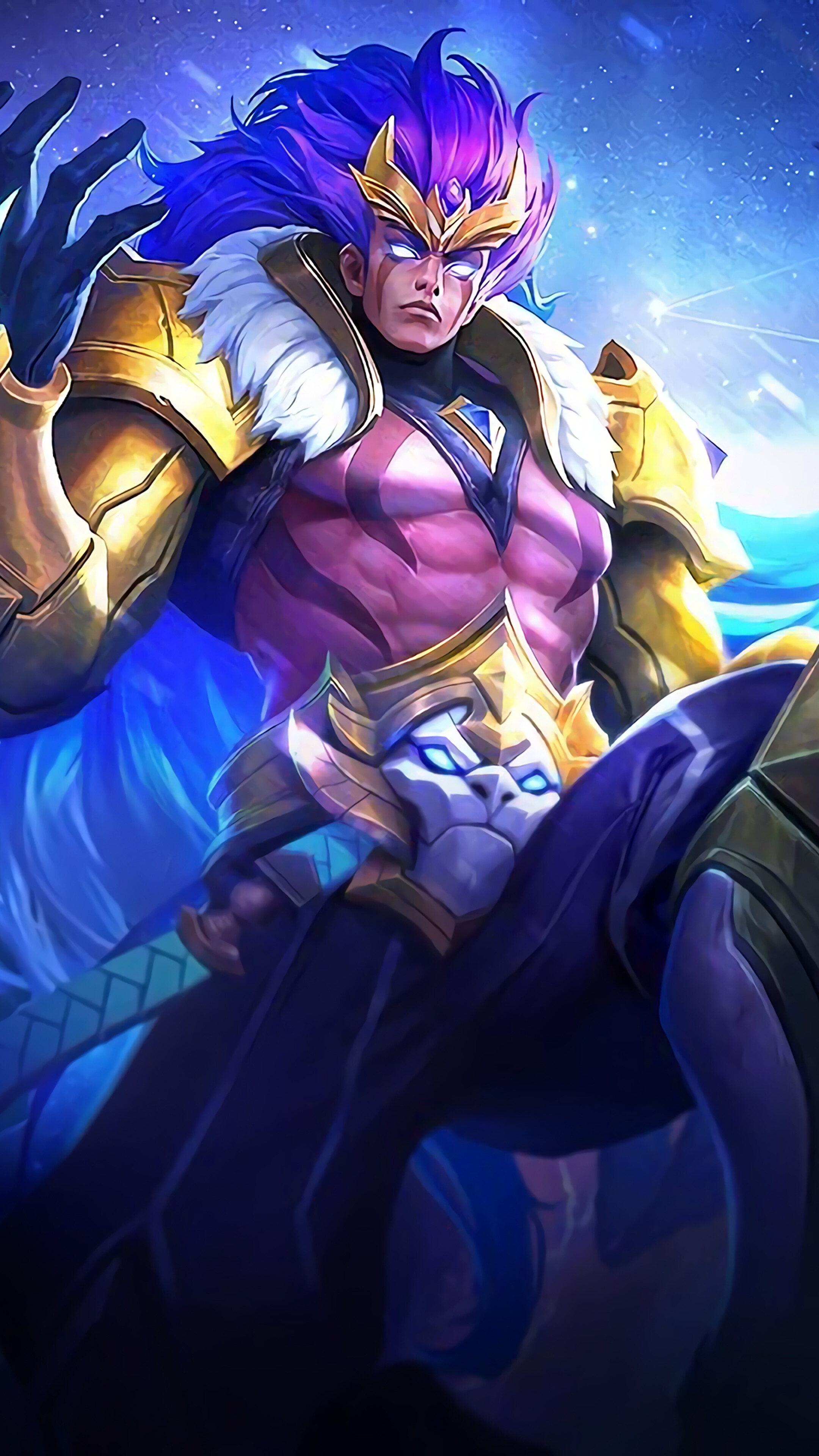 MOBA Game, Badang's Leo Zodiac skin, 4K wallpaper, Mobile Legends glory, 2160x3840 4K Phone