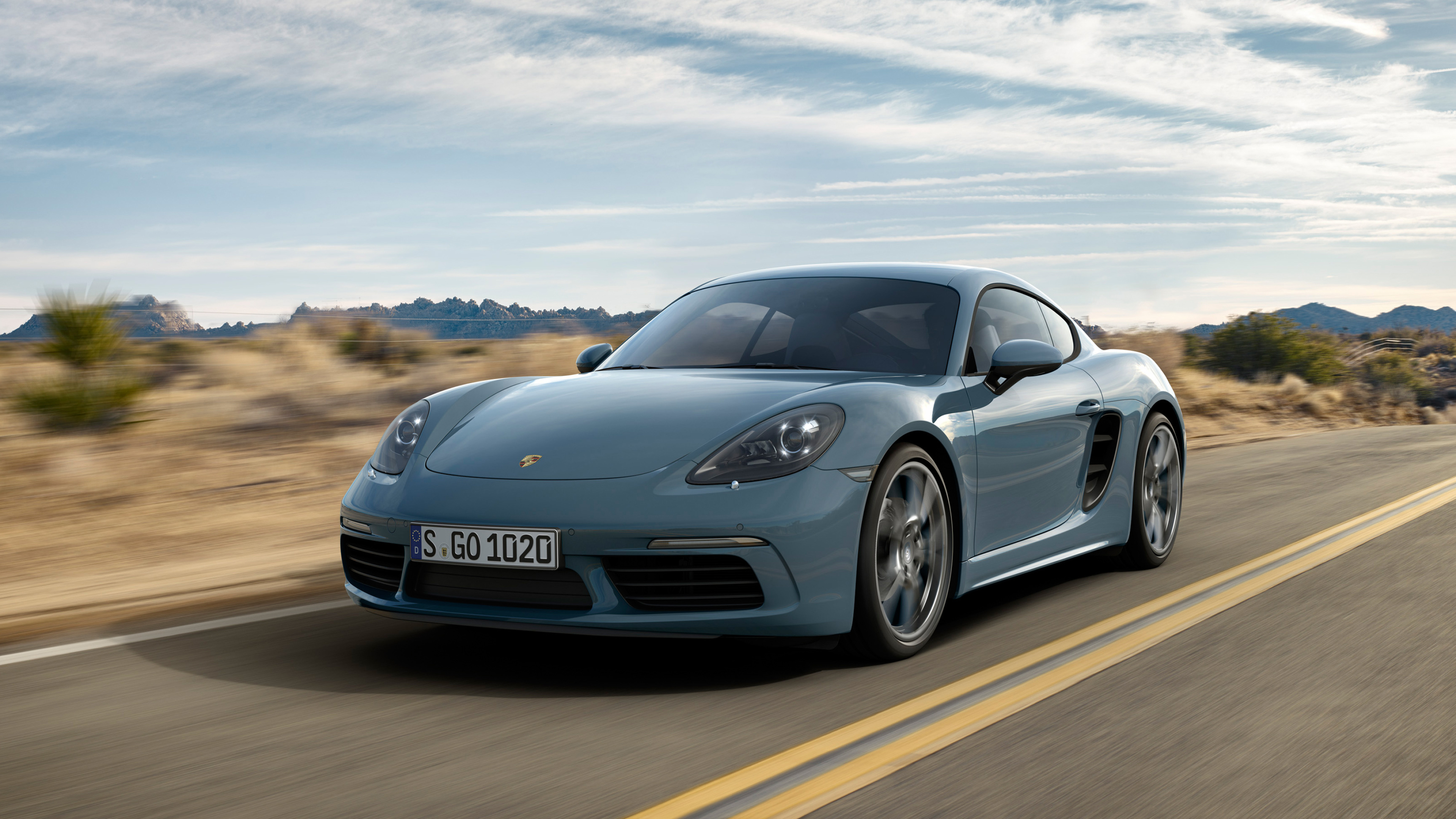 Cayman, Porsche 718 Wallpaper, 3840x2160 4K Desktop