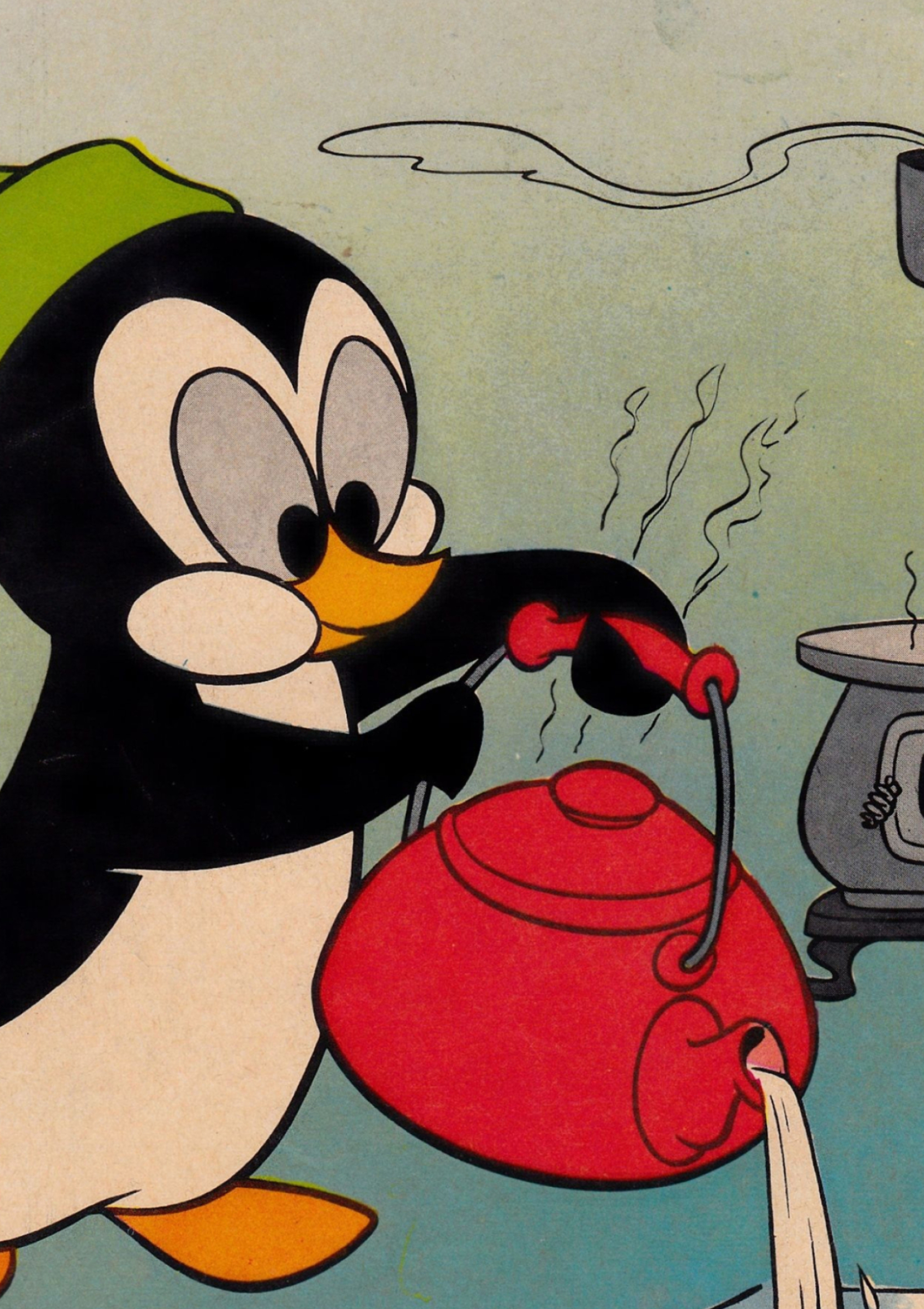 Chilly Willy Animation, Countdown calendar, Winter theme, 2120x3000 HD Phone