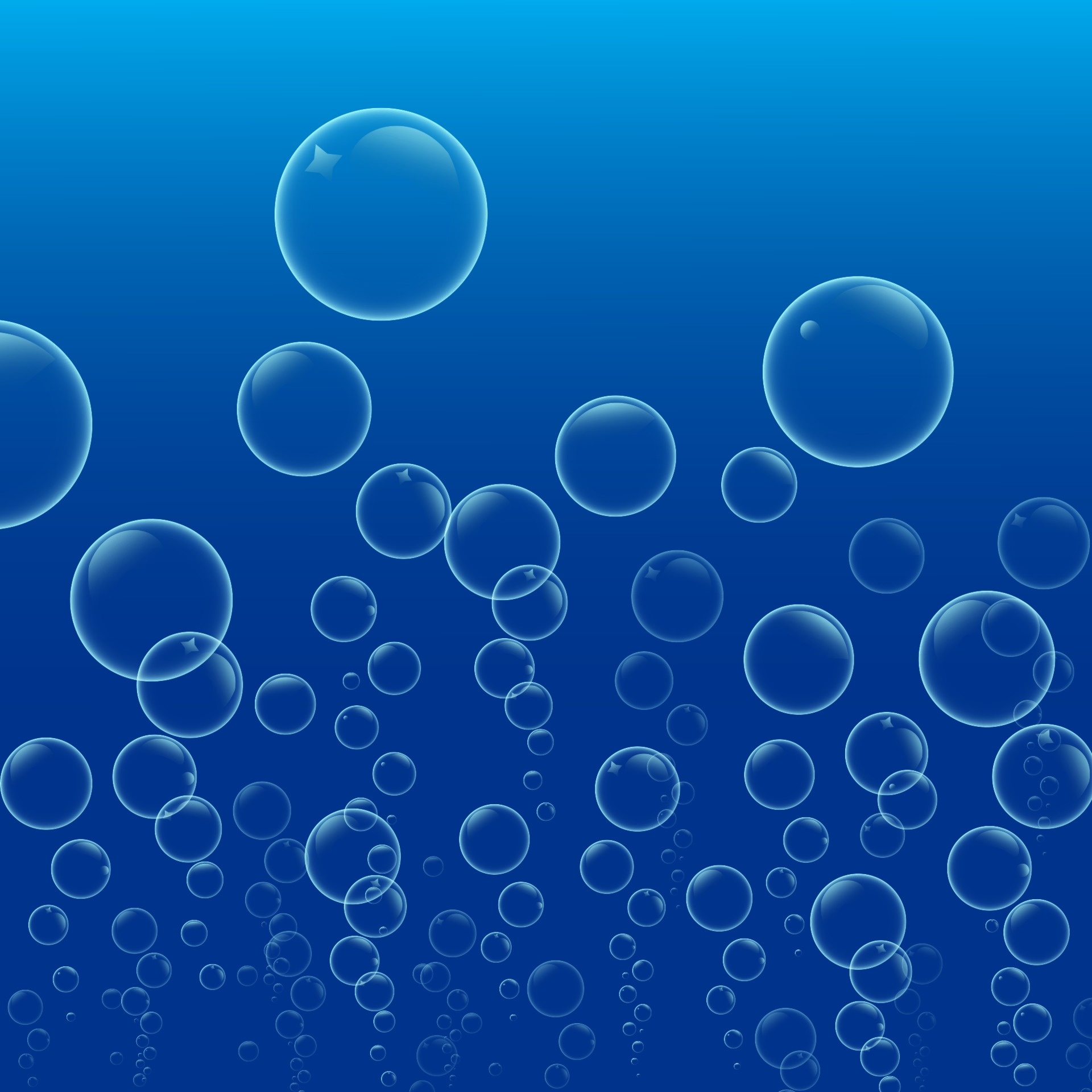 Abstract background, Blue background, 1920x1920 HD Phone