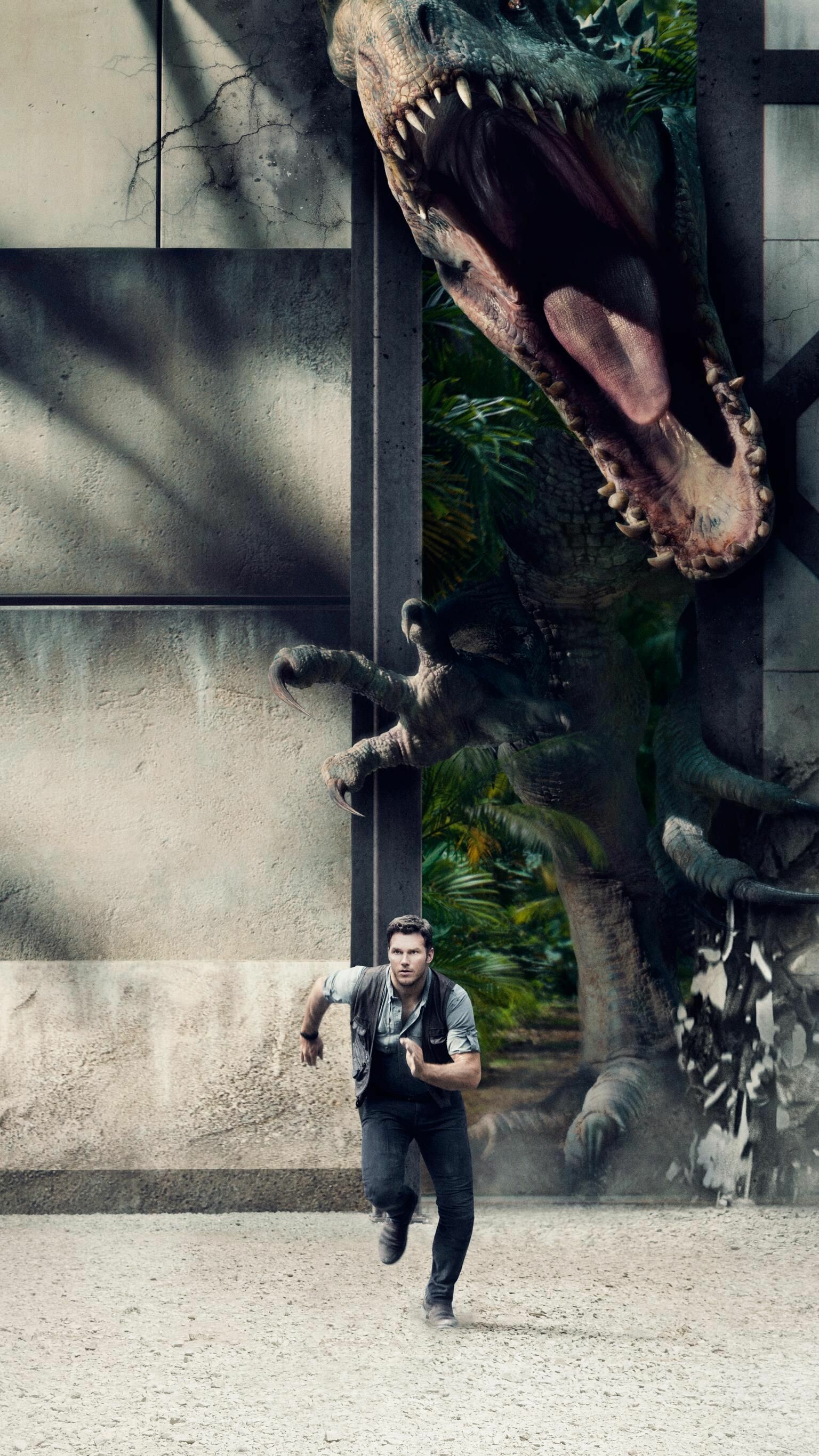 Jurassic World, ArtOfIt, Movie wallpapers, Thrilling dinosaur encounters, 1540x2740 HD Phone